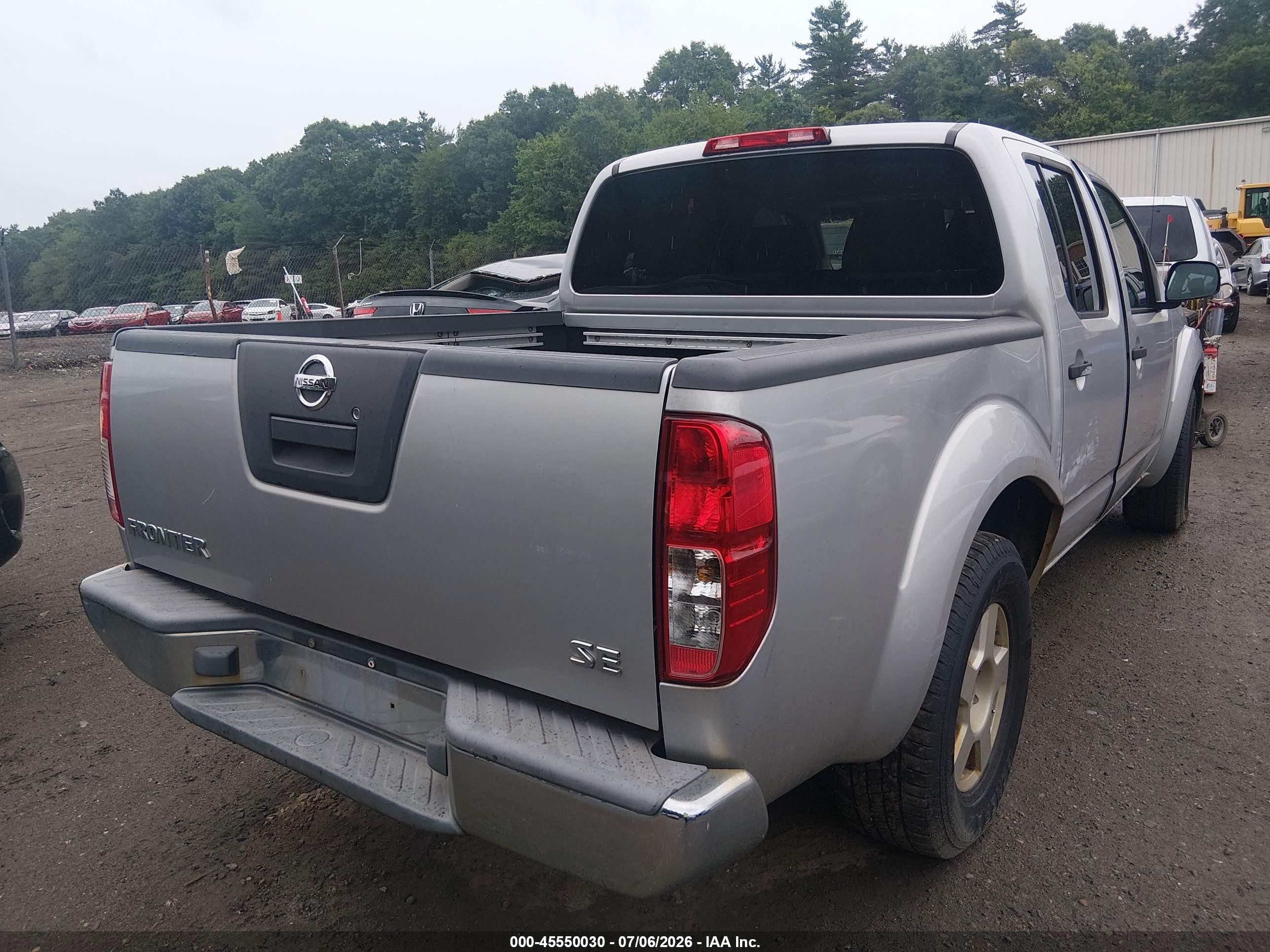 2006 Nissan Frontier Se Silver vin: 1N6AD07U66C433523