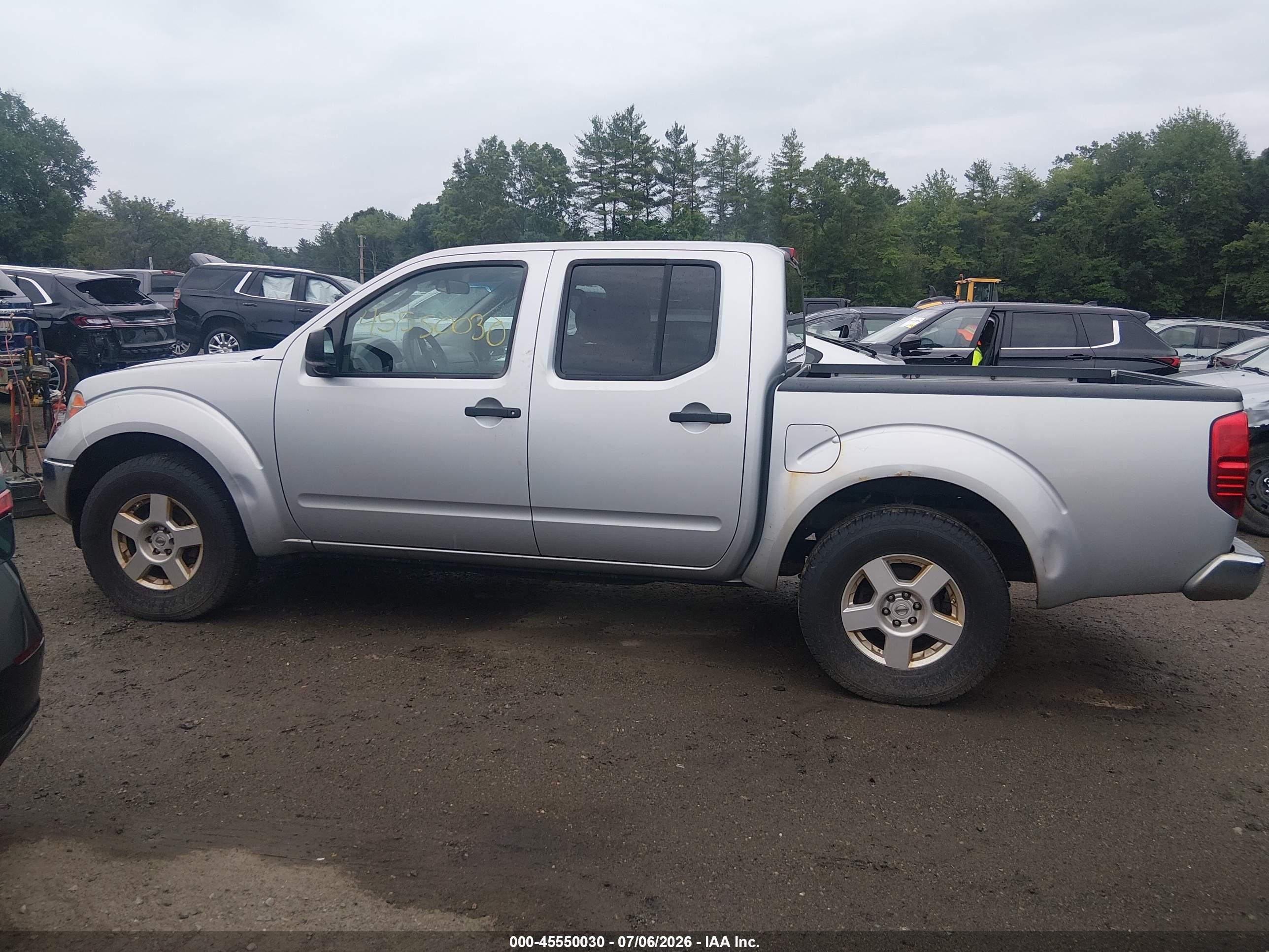 2006 Nissan Frontier Se Silver vin: 1N6AD07U66C433523