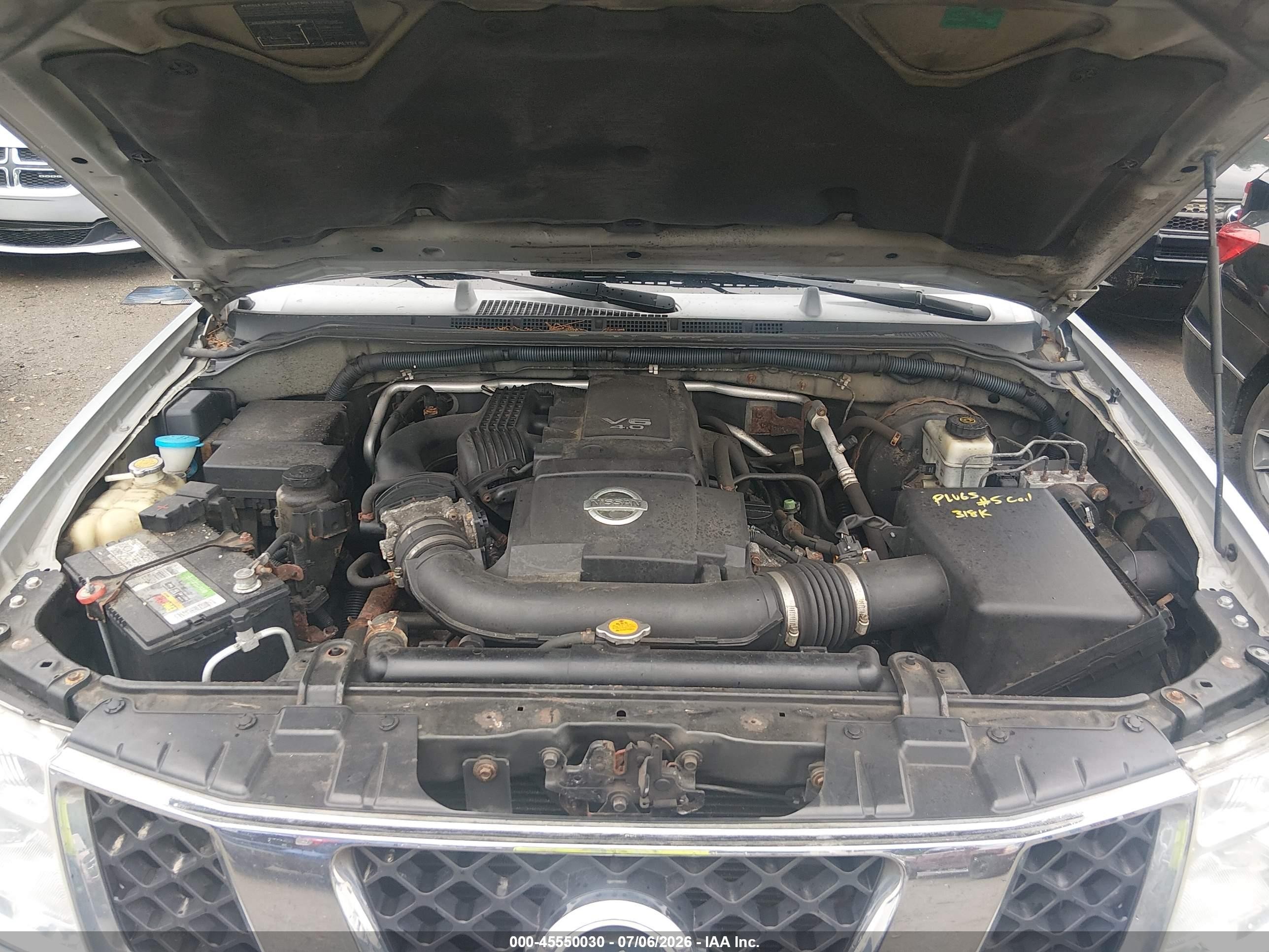 2006 Nissan Frontier Se Silver vin: 1N6AD07U66C433523