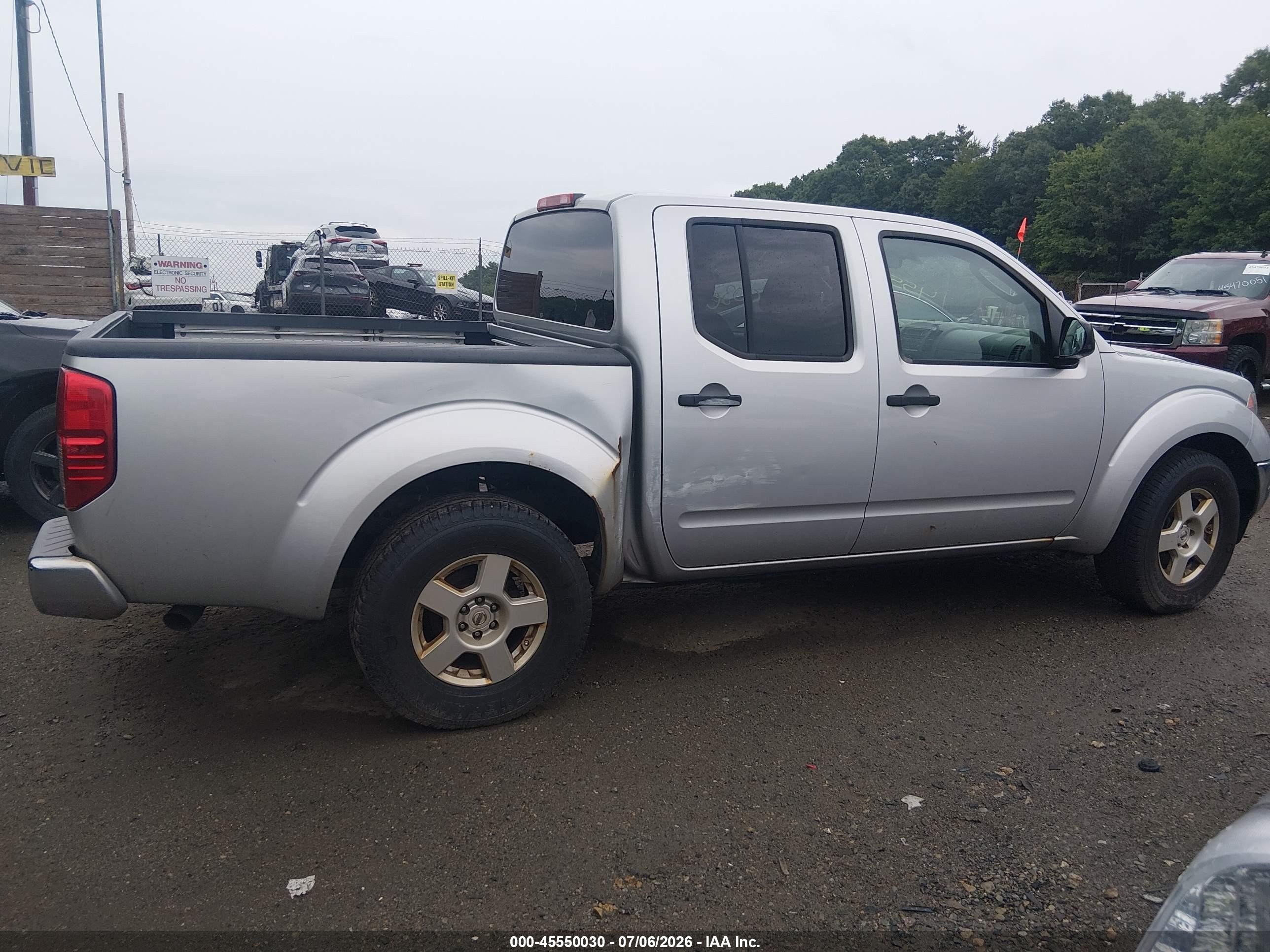2006 Nissan Frontier Se Silver vin: 1N6AD07U66C433523