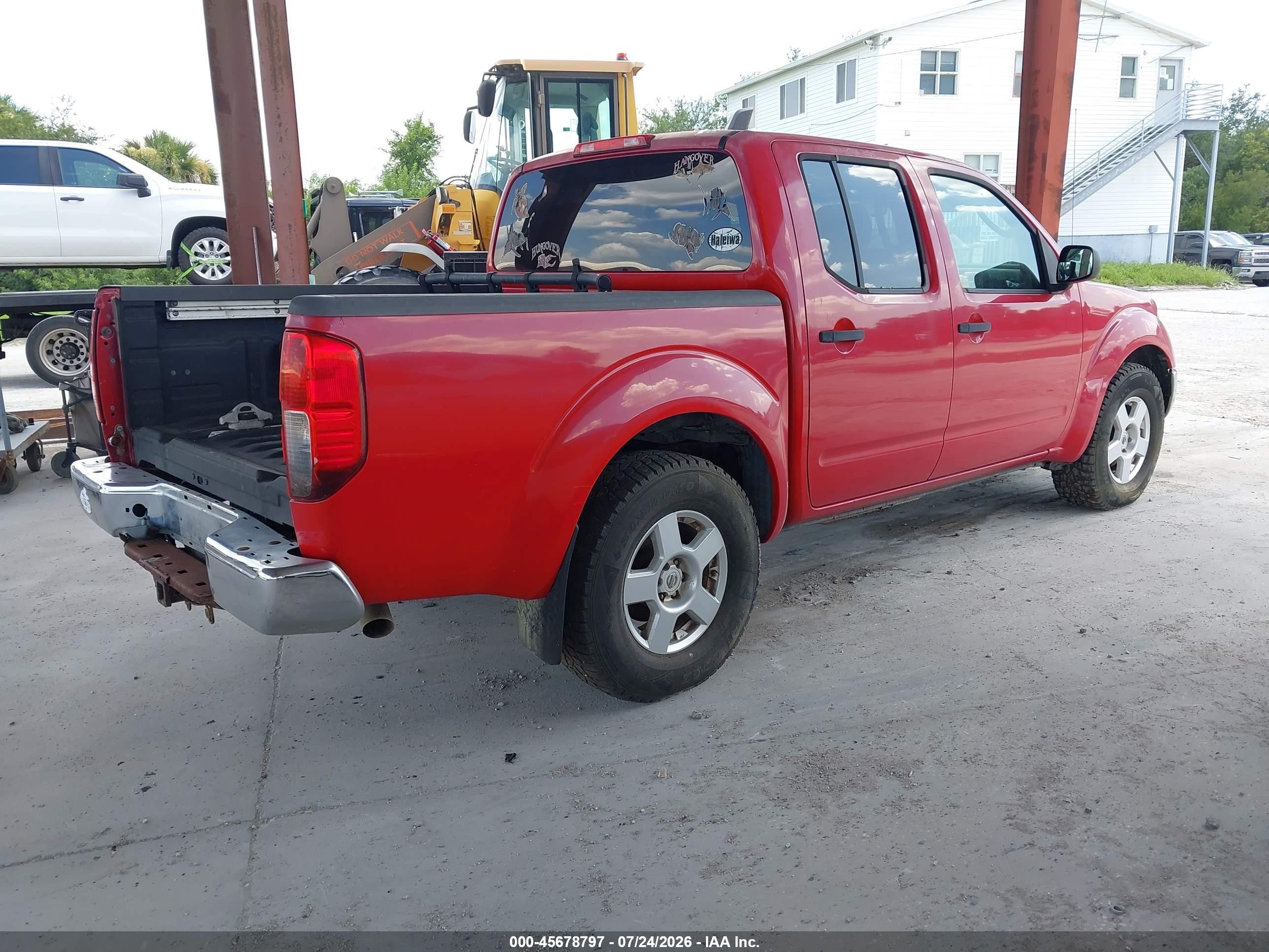 2006 Nissan Frontier Se Red vin: 1N6AD07U66C466005