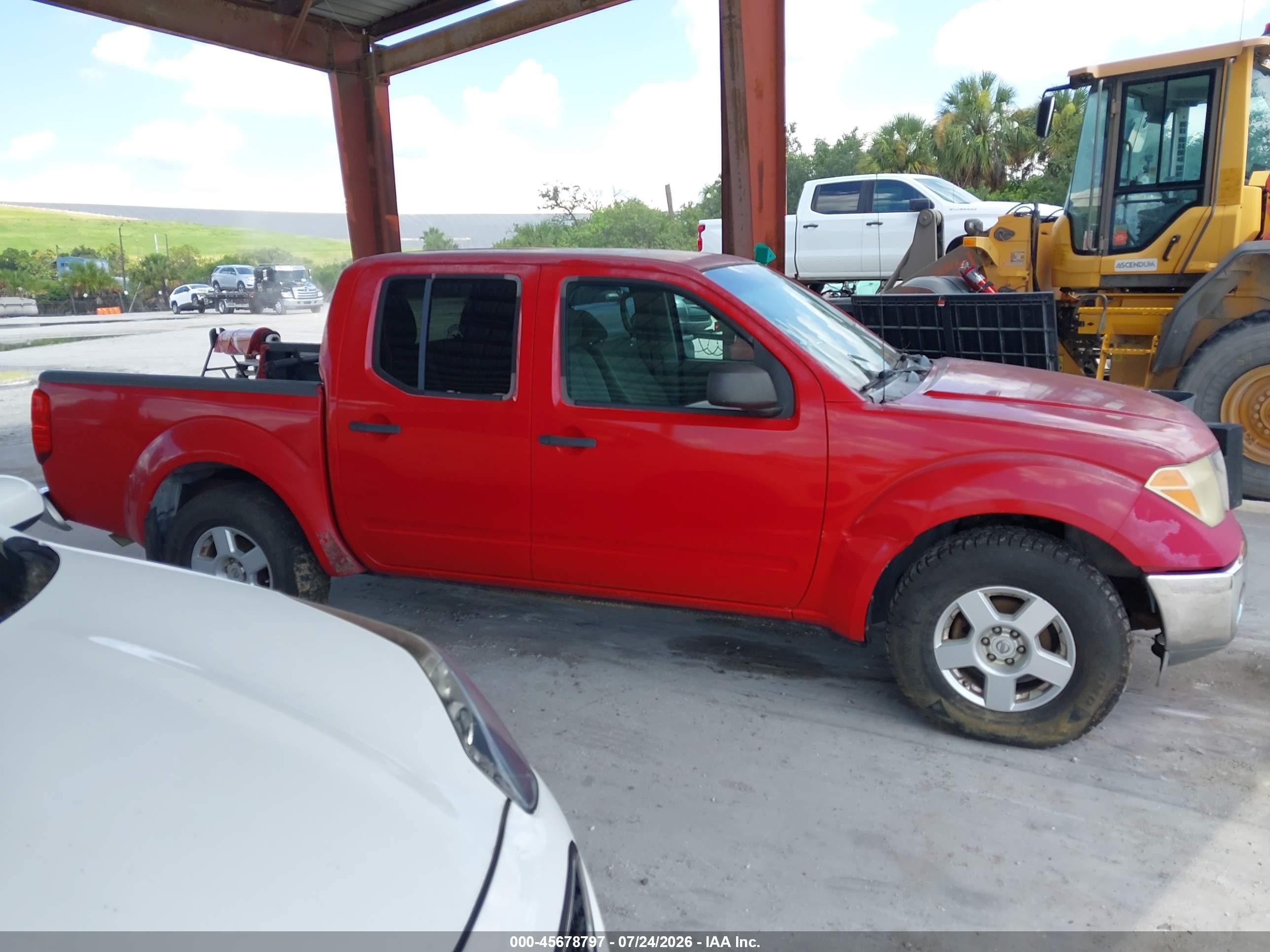 2006 Nissan Frontier Se Red vin: 1N6AD07U66C466005