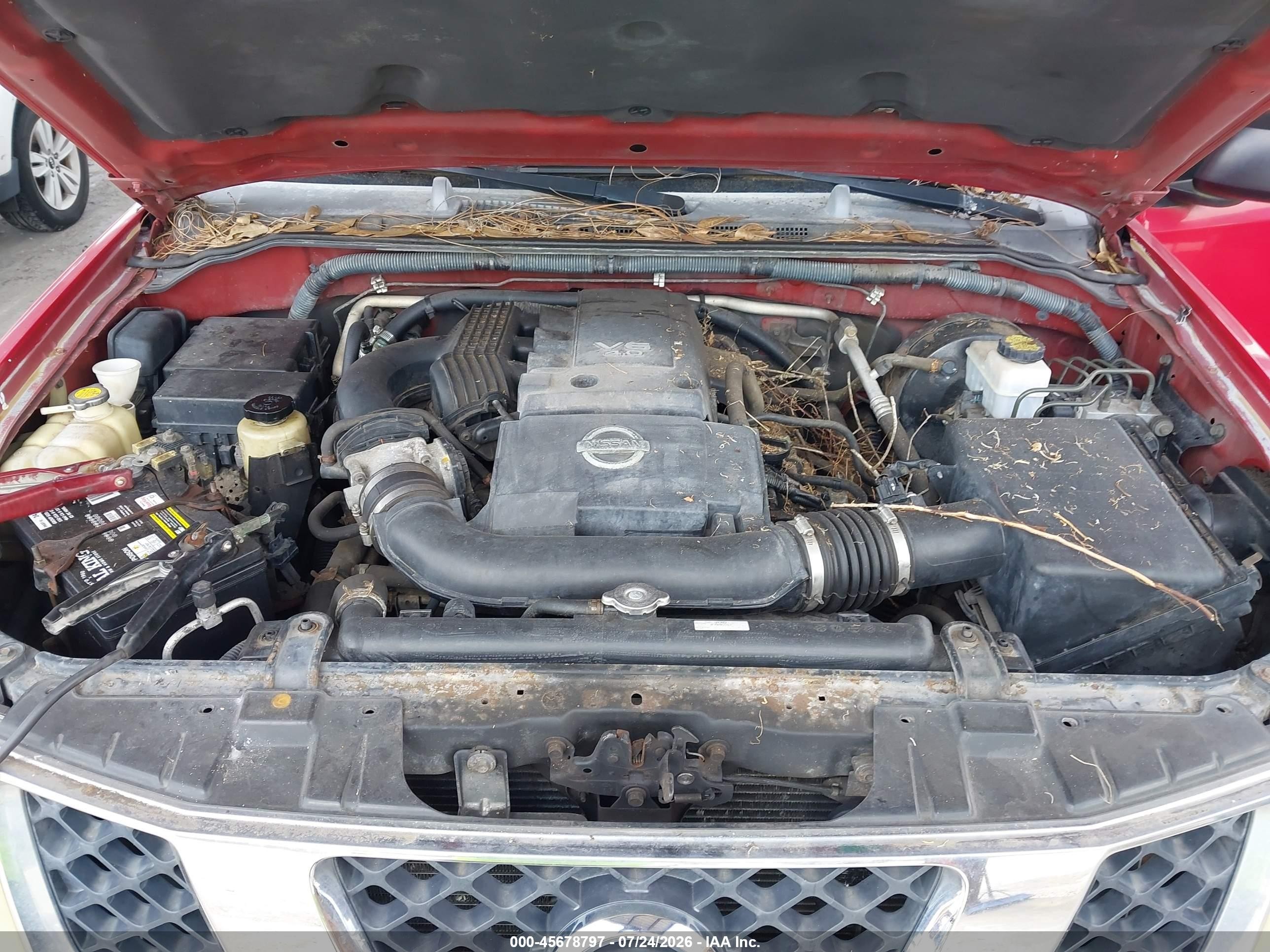 2006 Nissan Frontier Se Red vin: 1N6AD07U66C466005