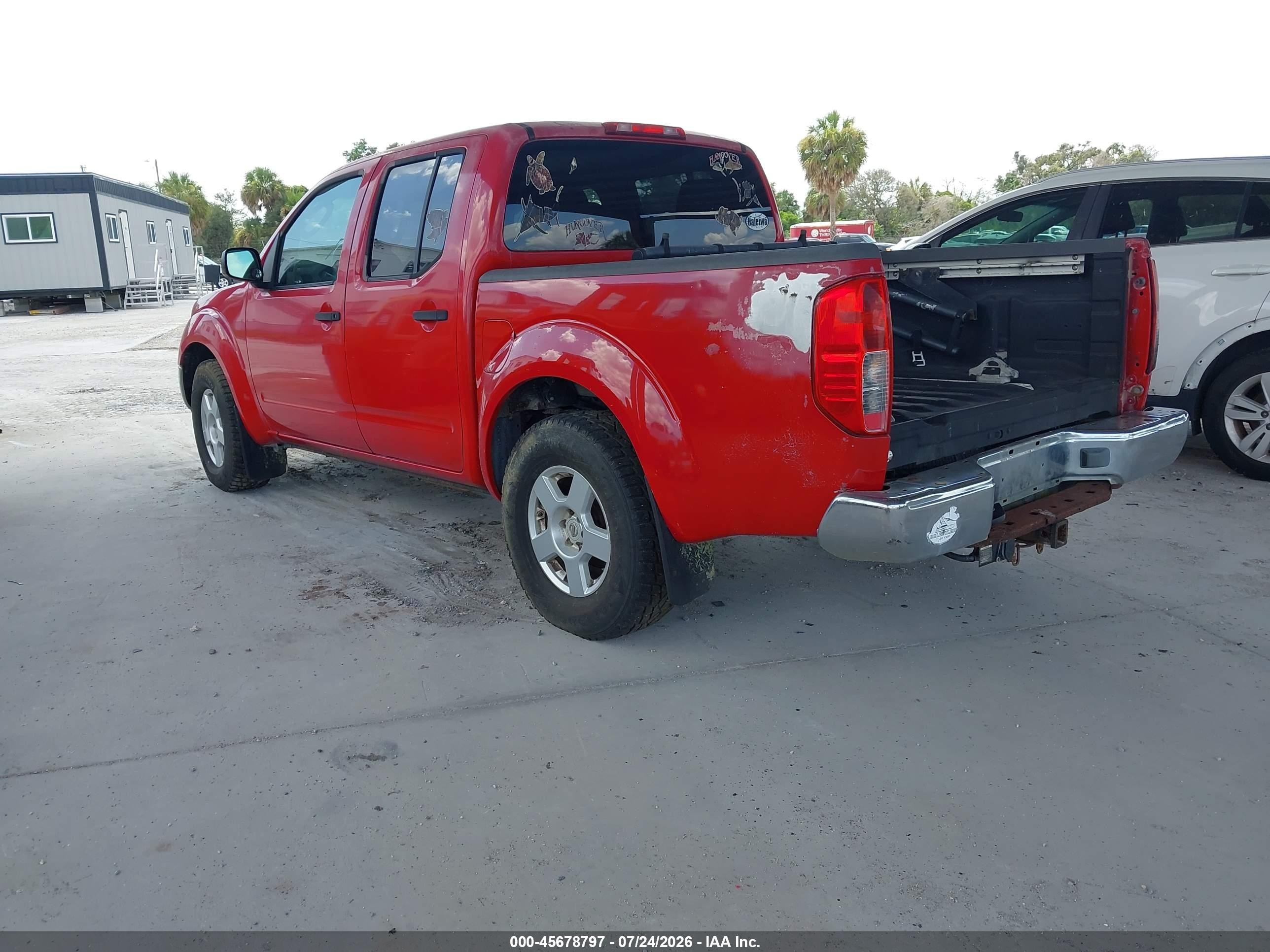 2006 Nissan Frontier Se Red vin: 1N6AD07U66C466005