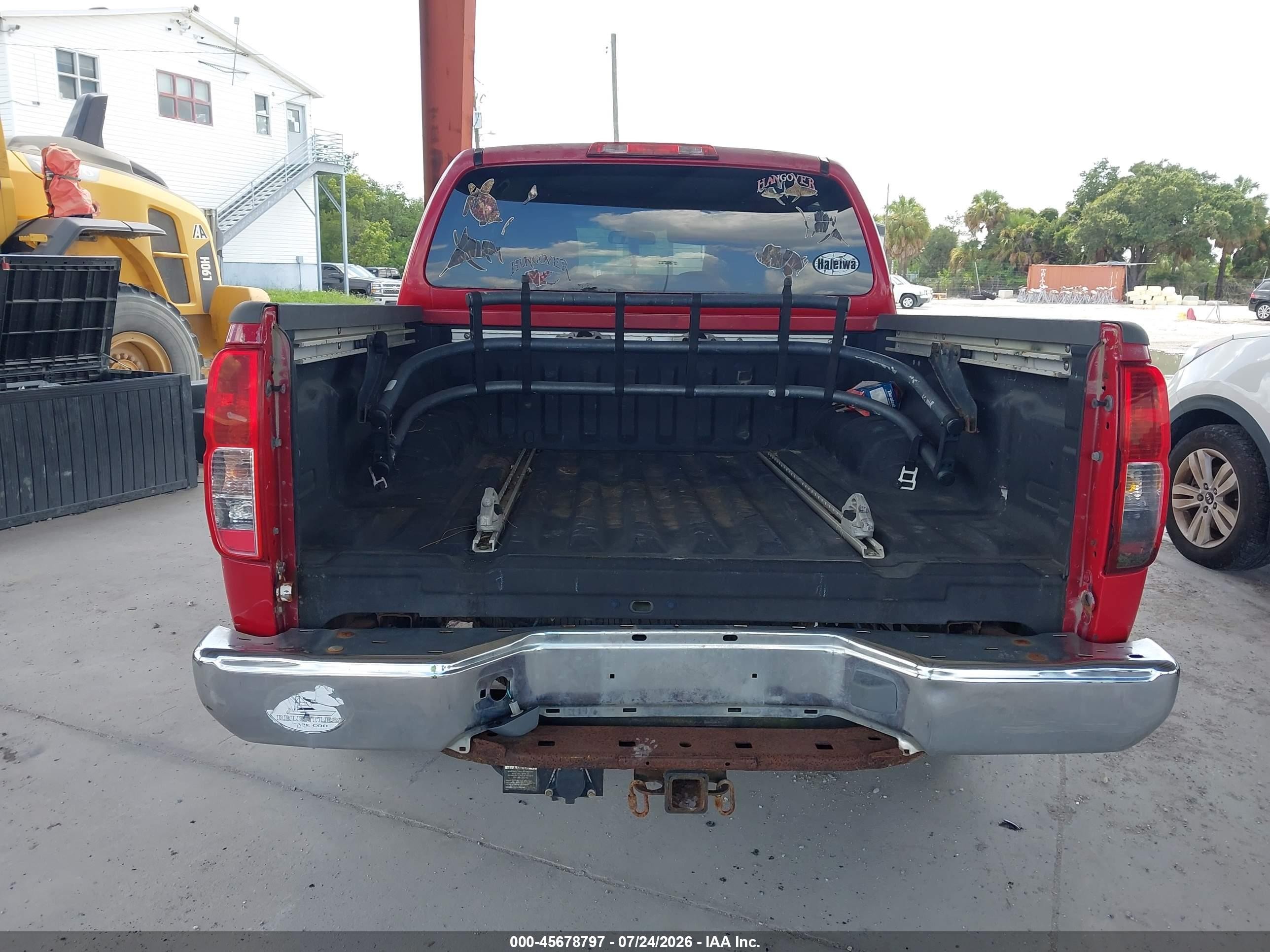 2006 Nissan Frontier Se Red vin: 1N6AD07U66C466005