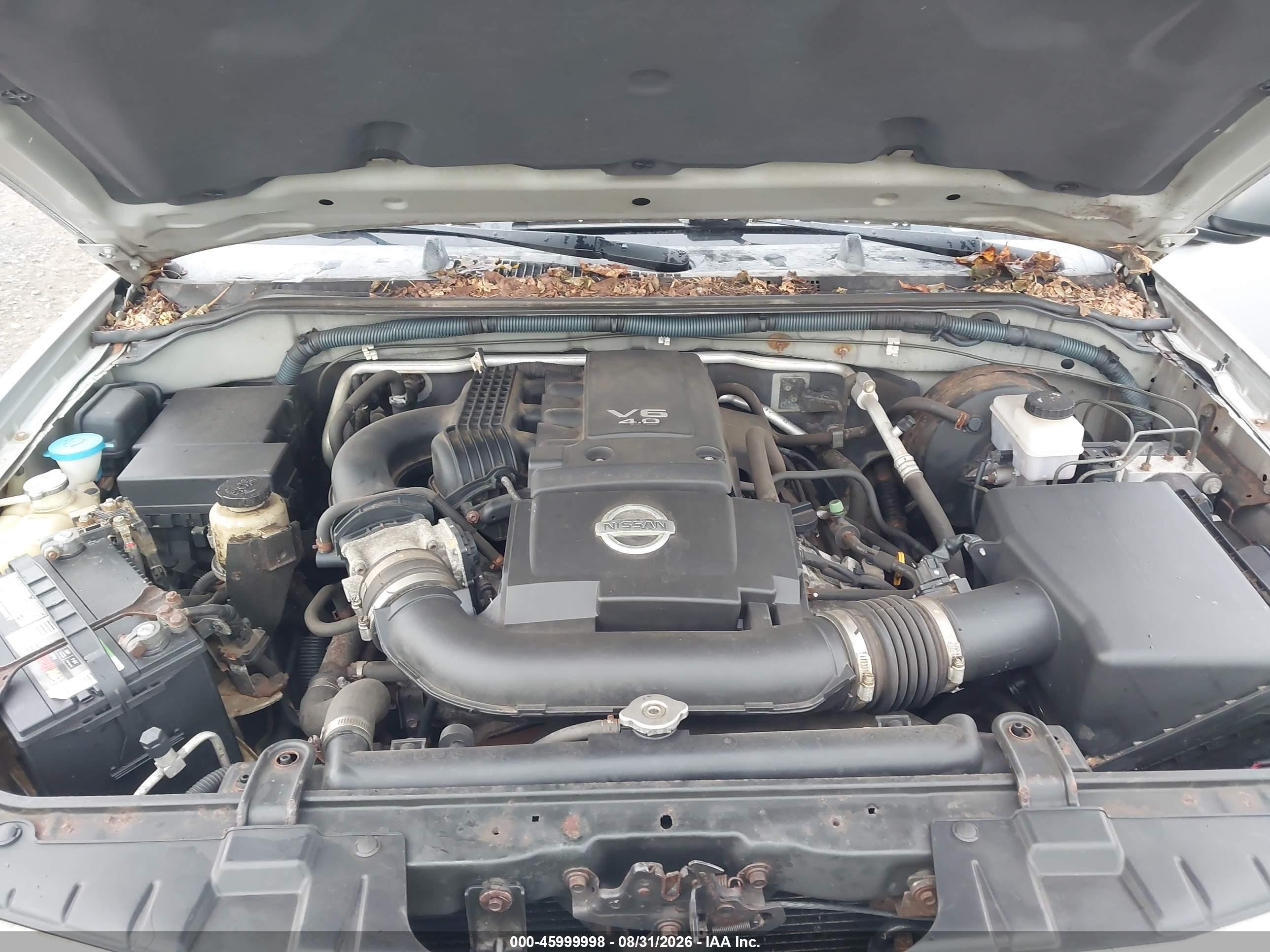 2006 Nissan Frontier Se Silver vin: 1N6AD07U66C466103