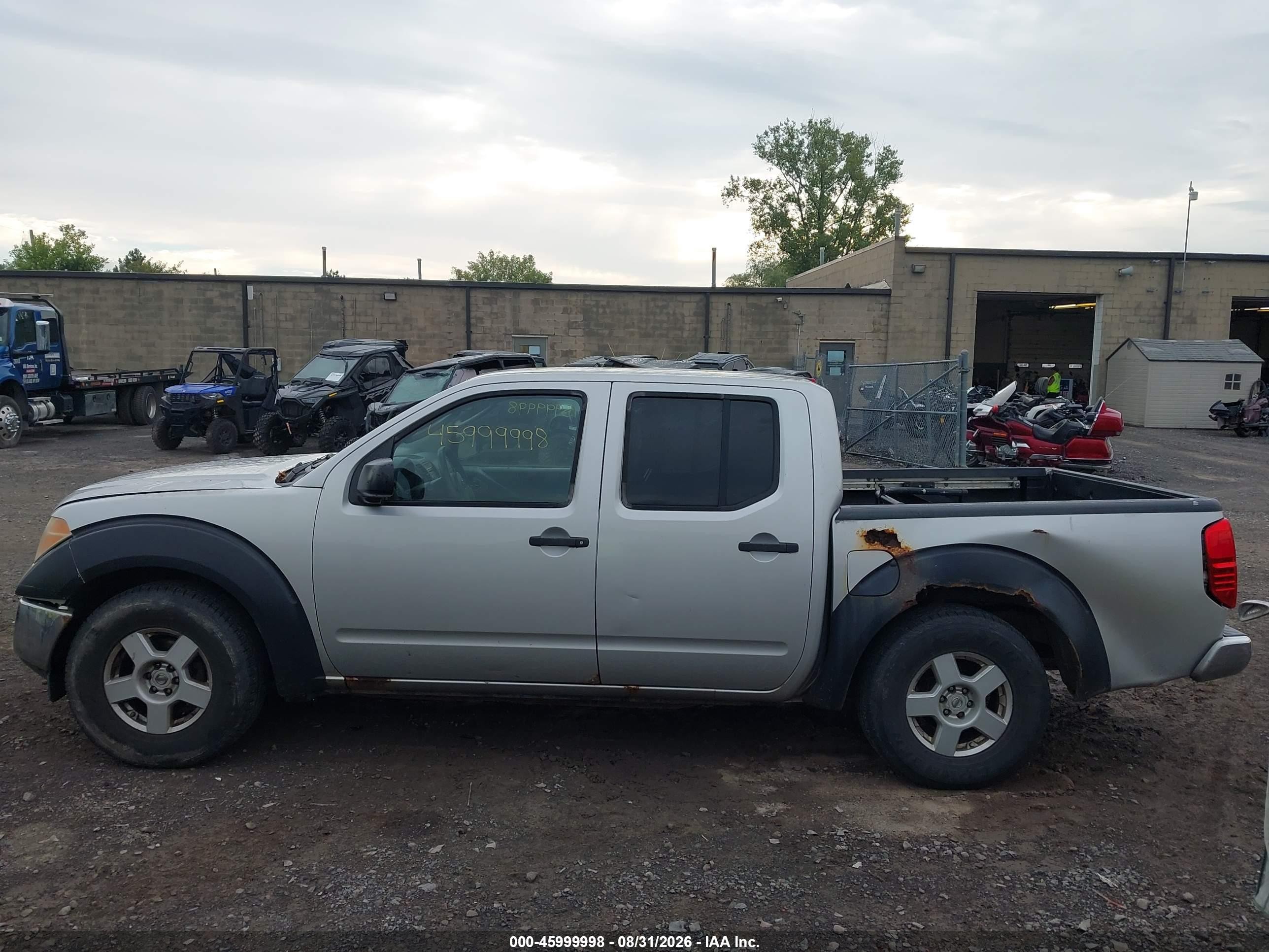 2006 Nissan Frontier Se Silver vin: 1N6AD07U66C466103
