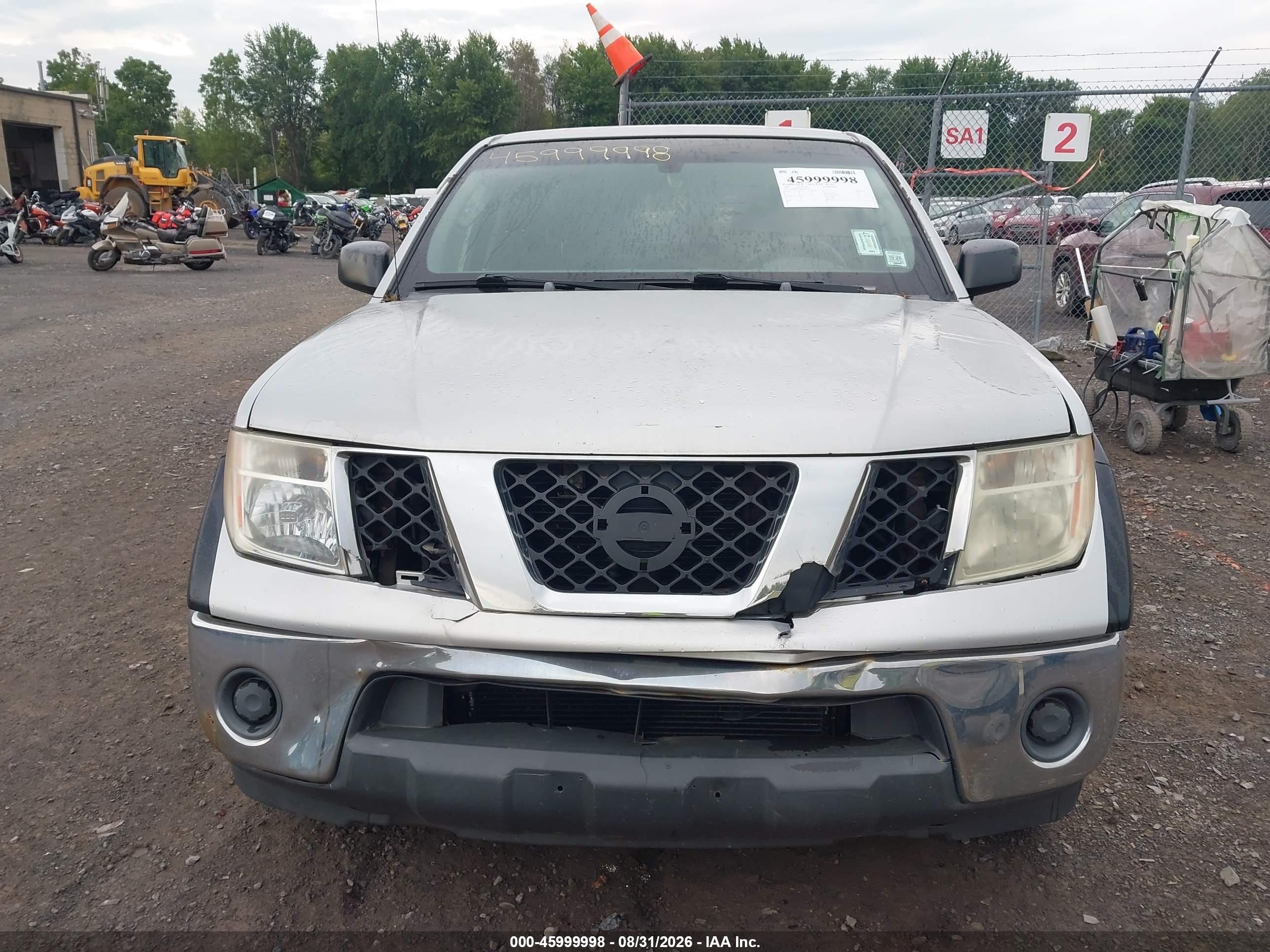 2006 Nissan Frontier Se Silver vin: 1N6AD07U66C466103