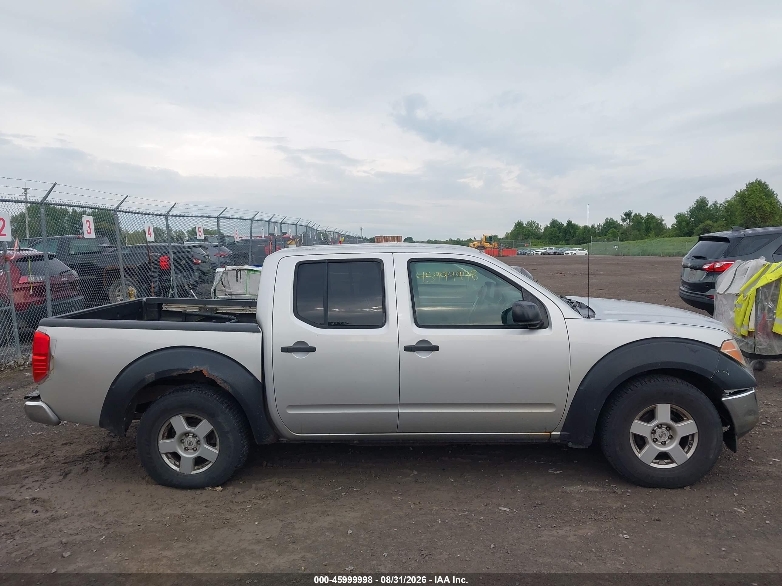 2006 Nissan Frontier Se Silver vin: 1N6AD07U66C466103