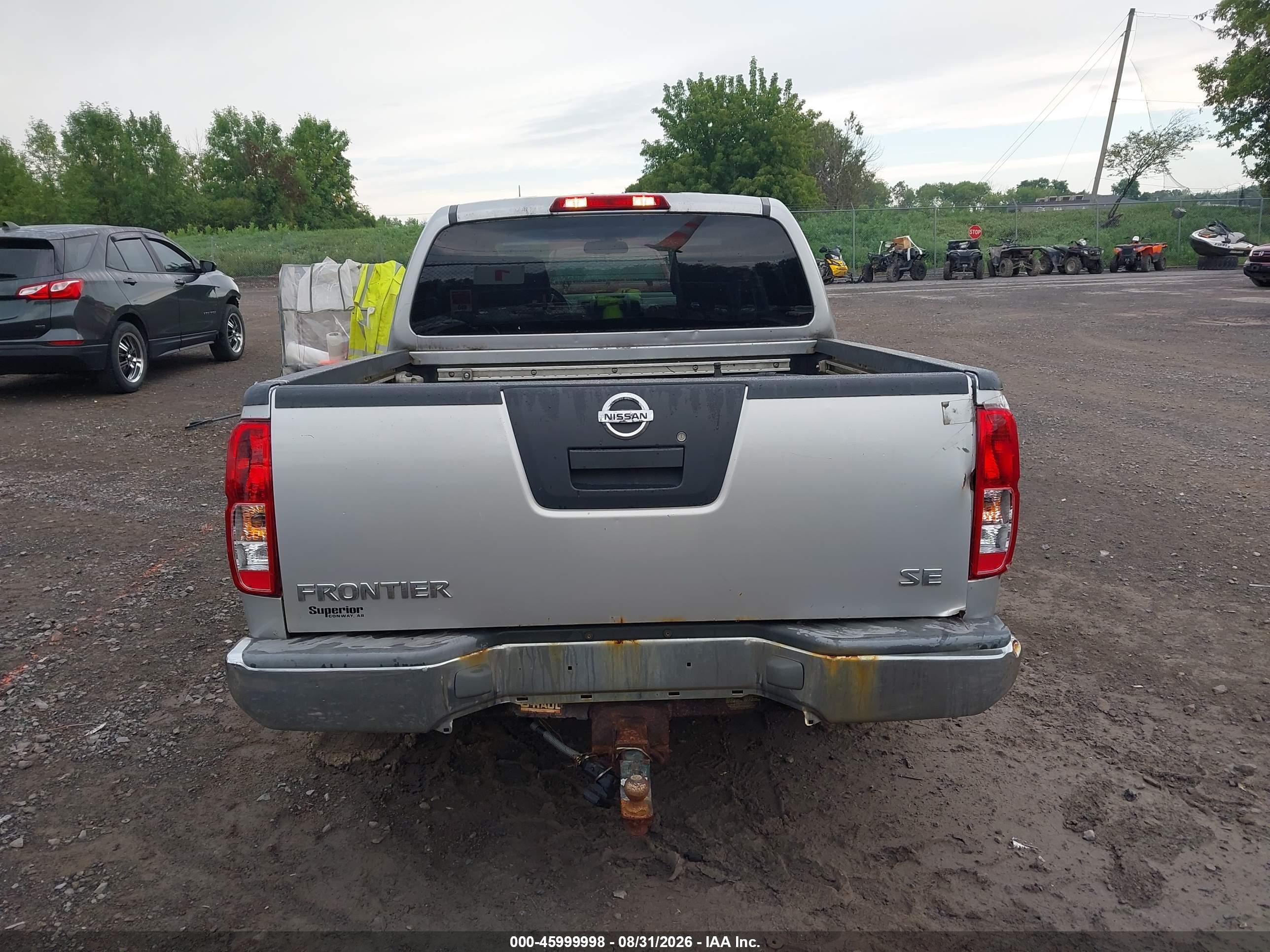 2006 Nissan Frontier Se Silver vin: 1N6AD07U66C466103