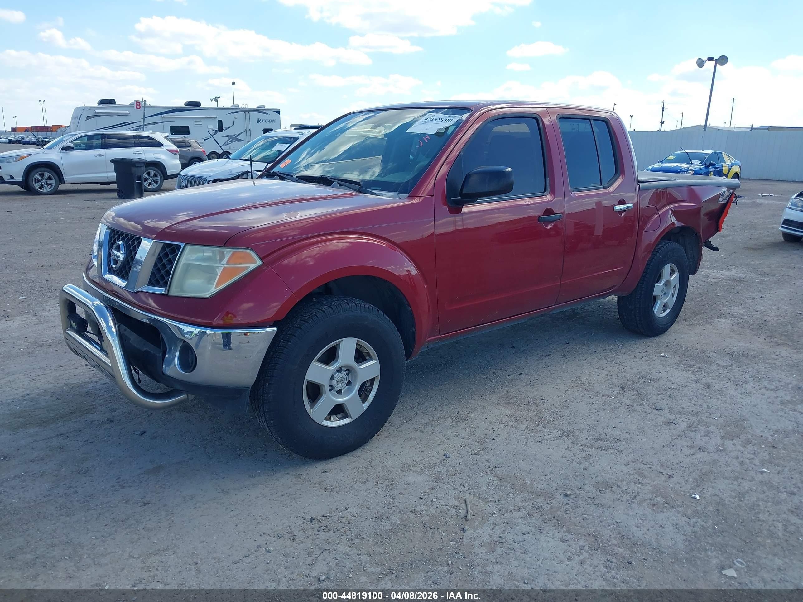 2007 Nissan Frontier Se Red vin: 1N6AD07U67C410857