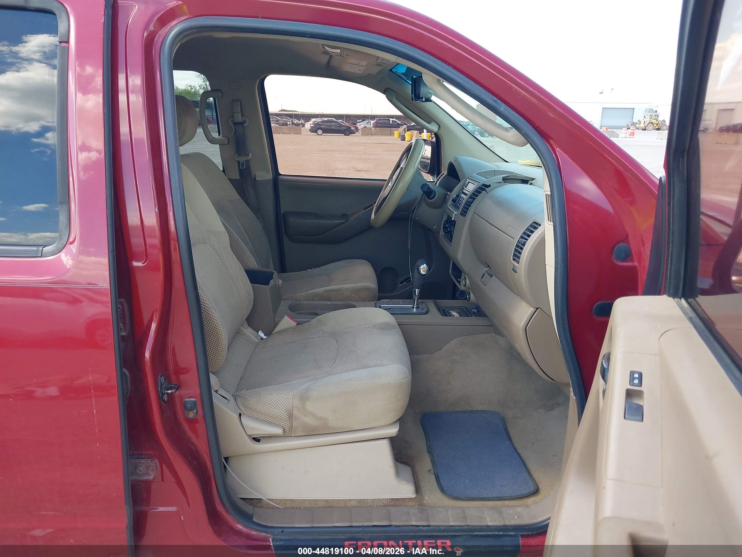 2007 Nissan Frontier Se Red vin: 1N6AD07U67C410857