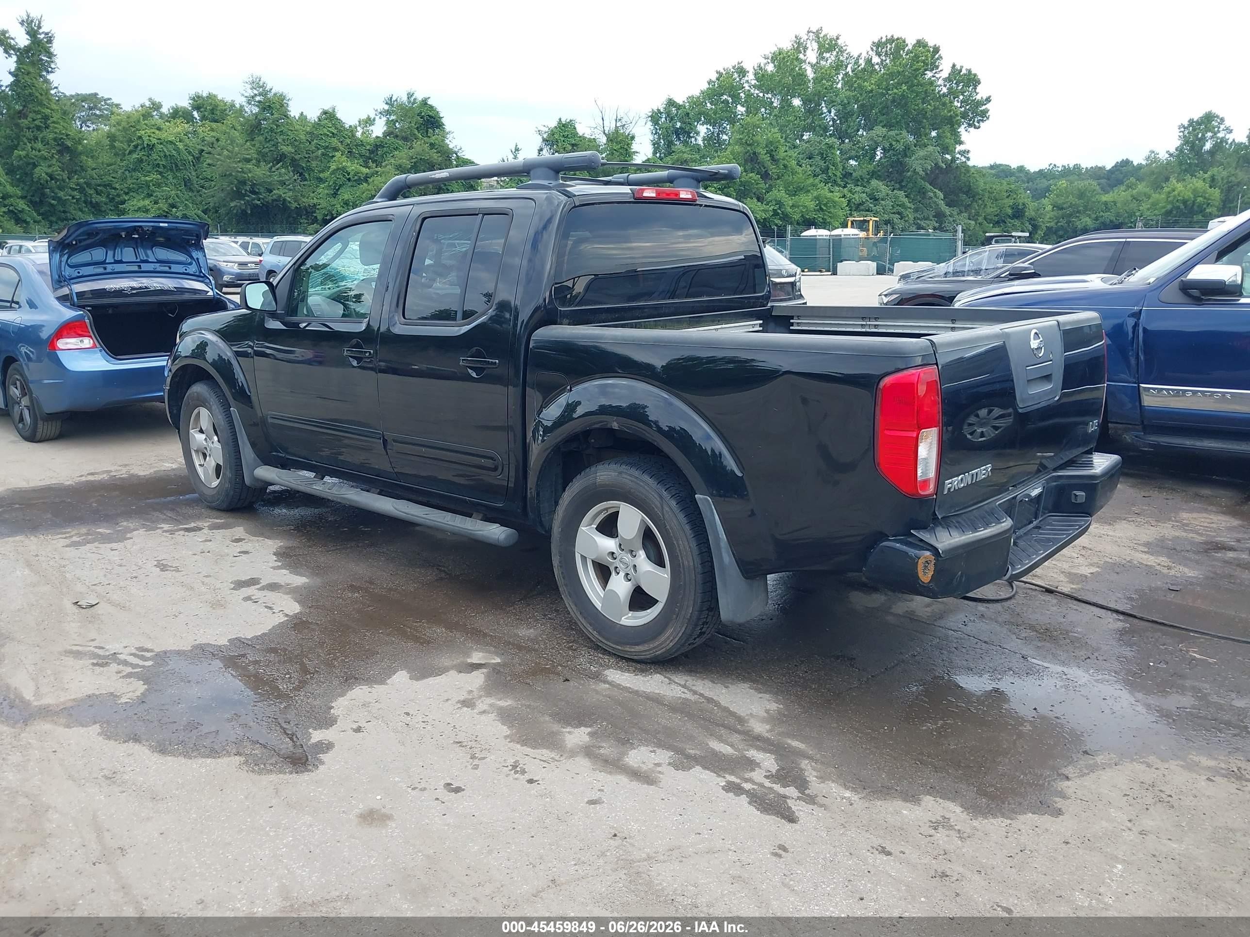 2008 Nissan Frontier Le Black vin: 1N6AD07U68C409547