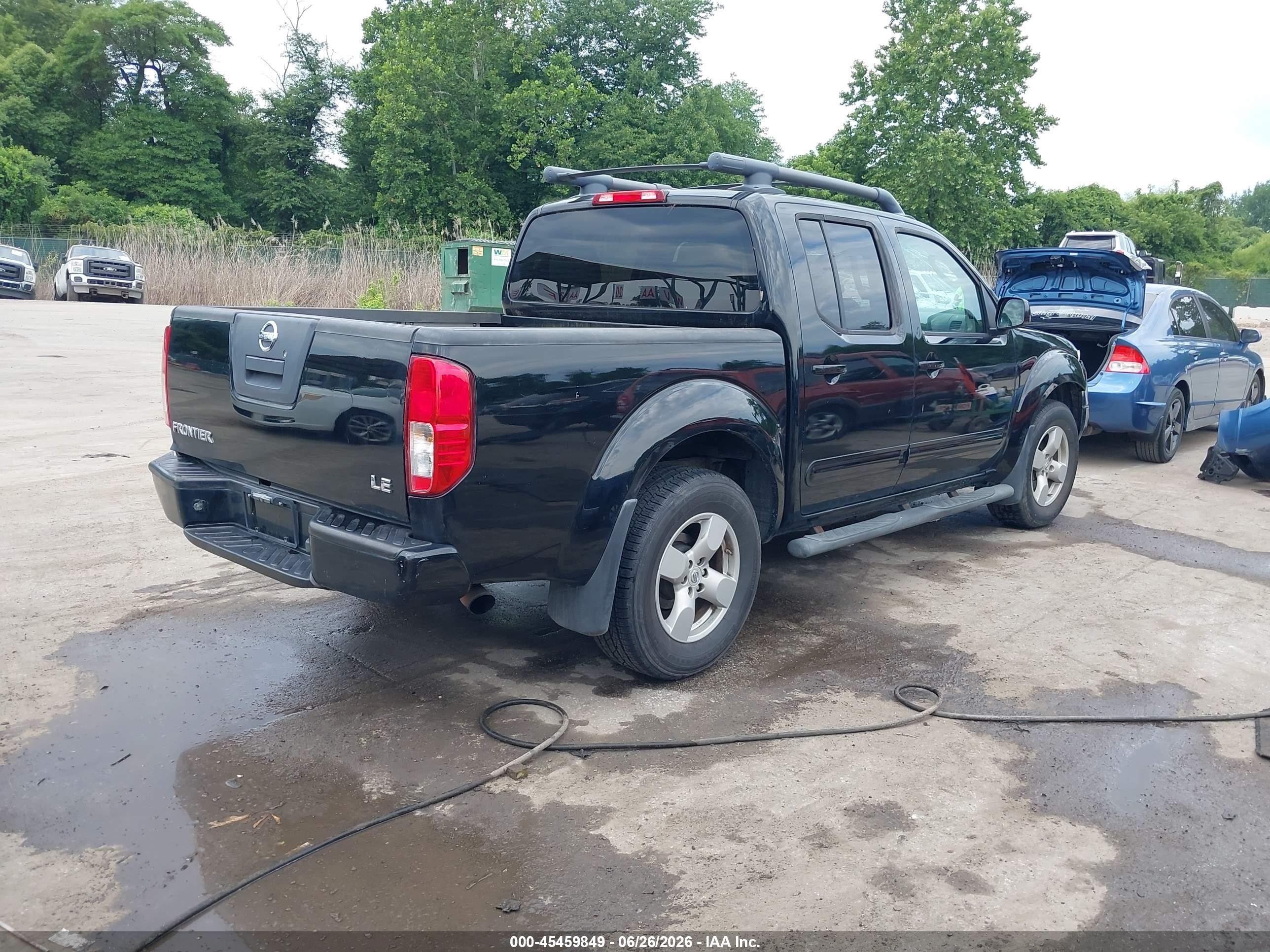 2008 Nissan Frontier Le Black vin: 1N6AD07U68C409547