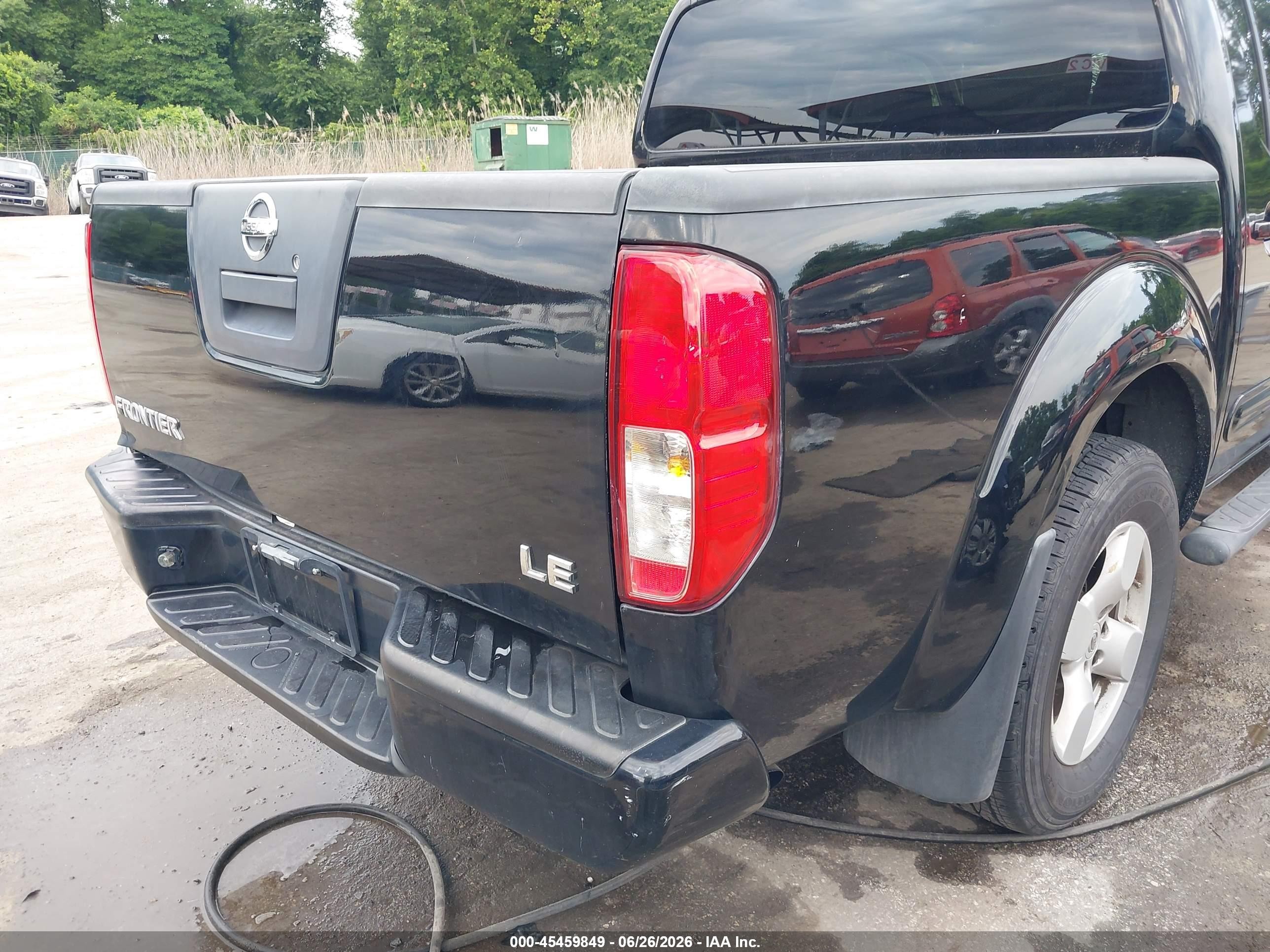 2008 Nissan Frontier Le Black vin: 1N6AD07U68C409547