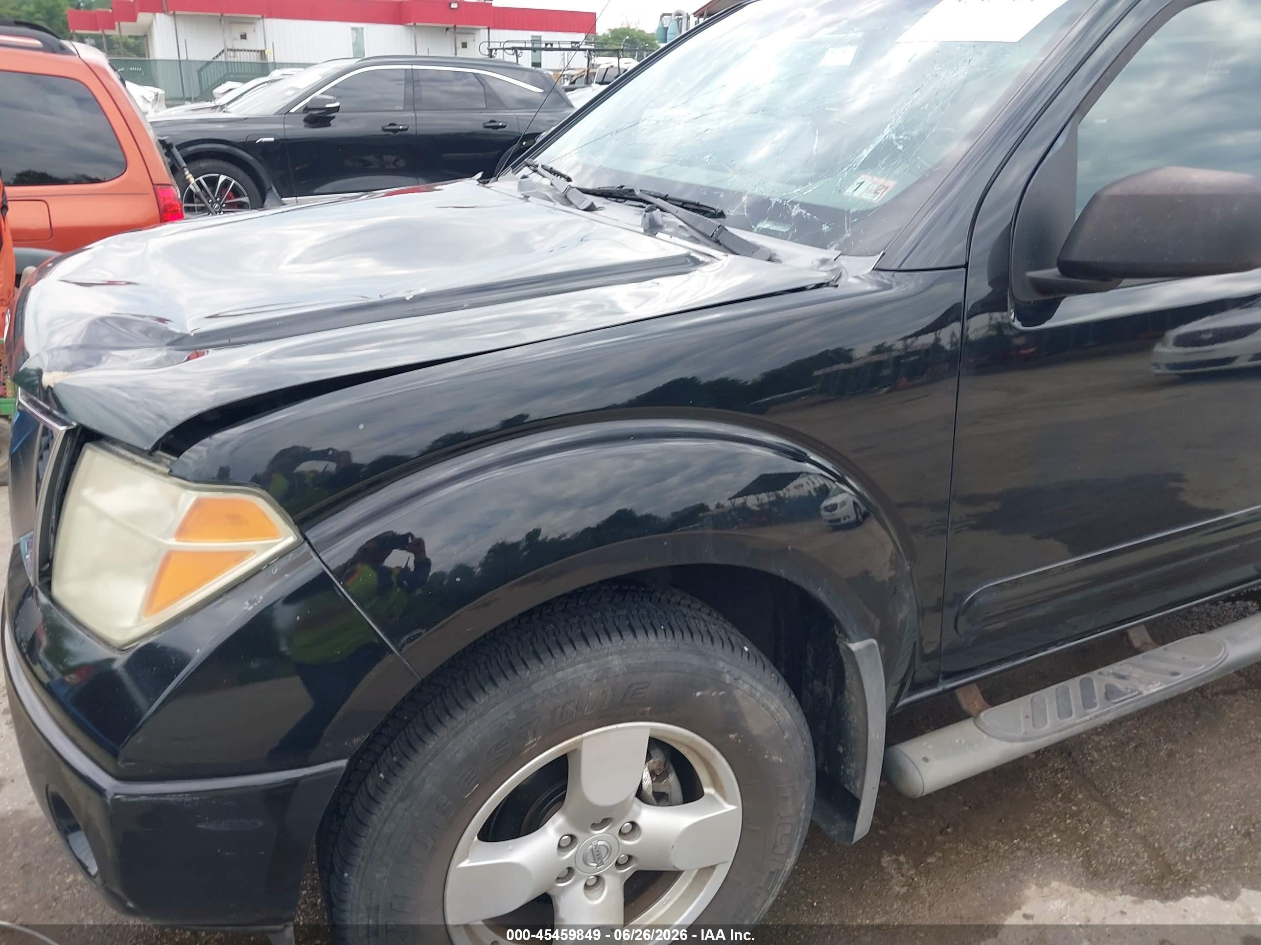 2008 Nissan Frontier Le Black vin: 1N6AD07U68C409547