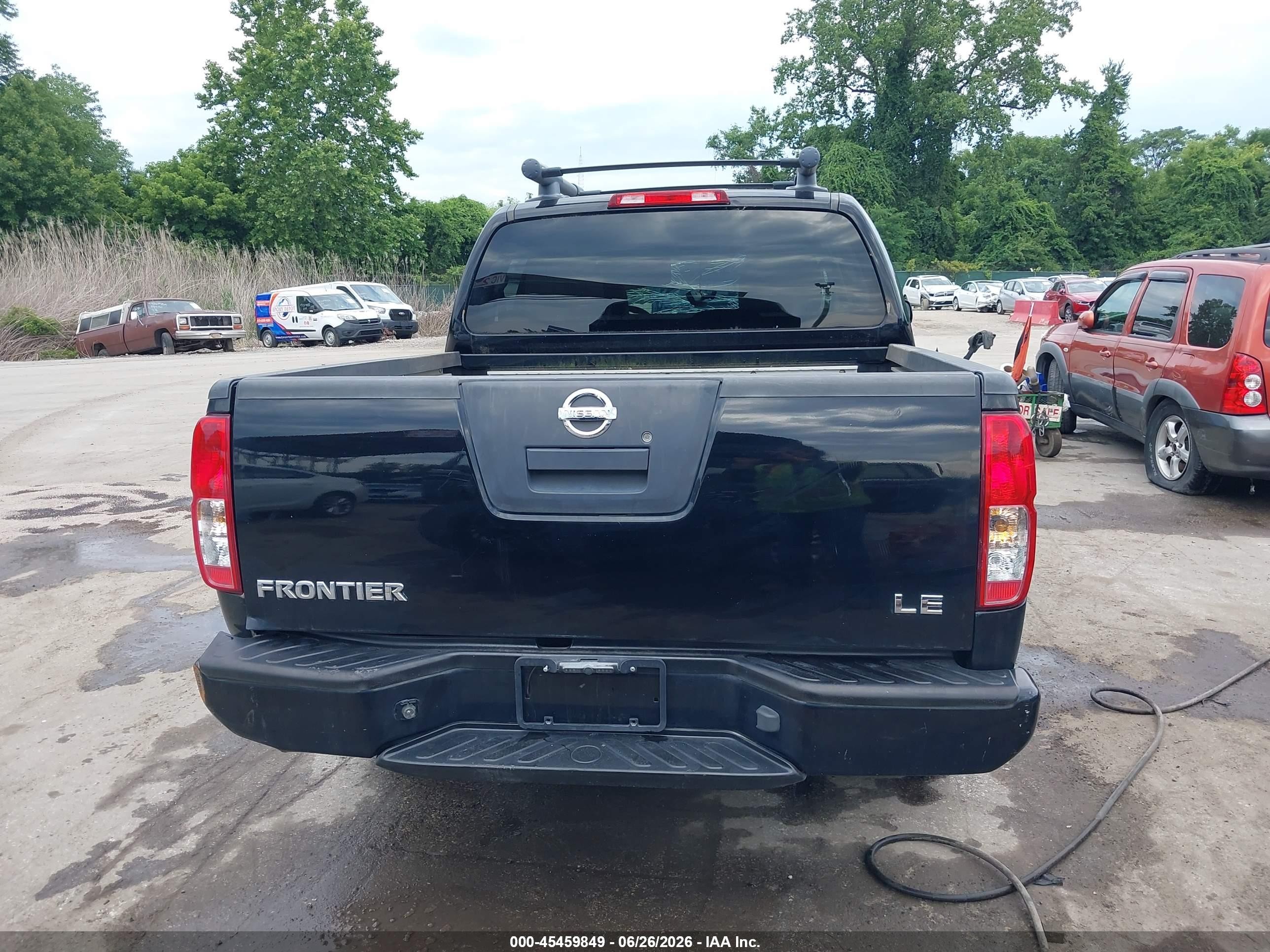 2008 Nissan Frontier Le Black vin: 1N6AD07U68C409547