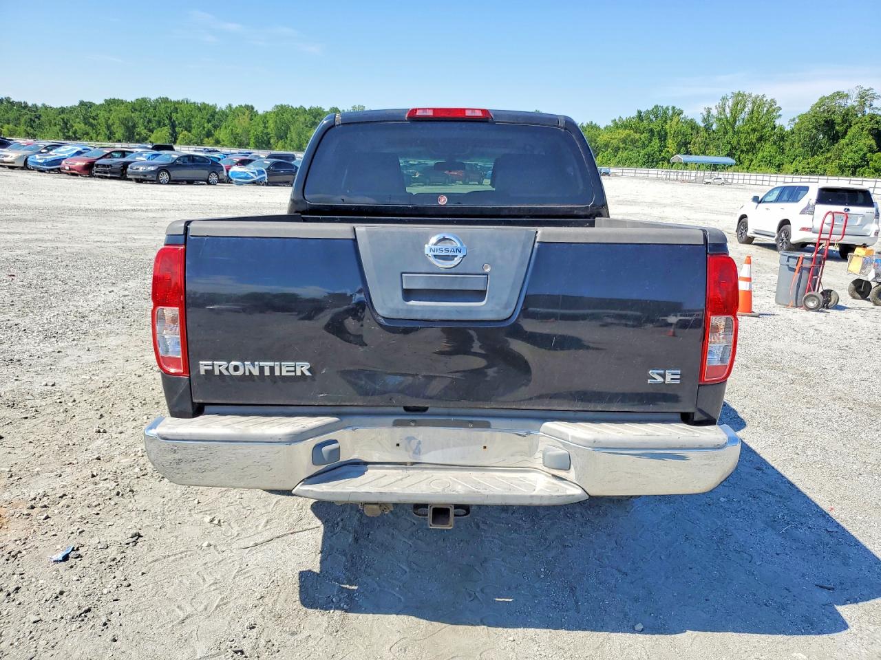 2005 Nissan Frontier Se Black vin: 1N6AD07U75C404918