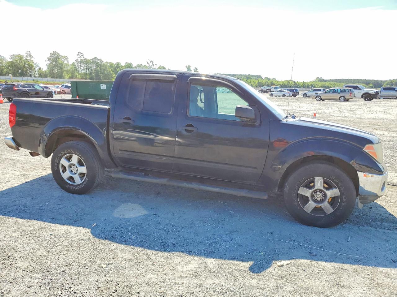 2005 Nissan Frontier Se Black vin: 1N6AD07U75C404918