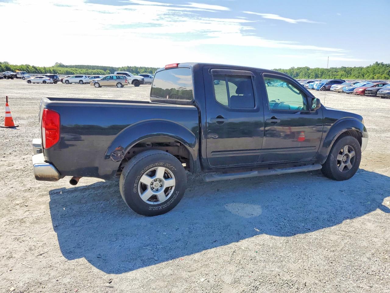 2005 Nissan Frontier Se Black vin: 1N6AD07U75C404918