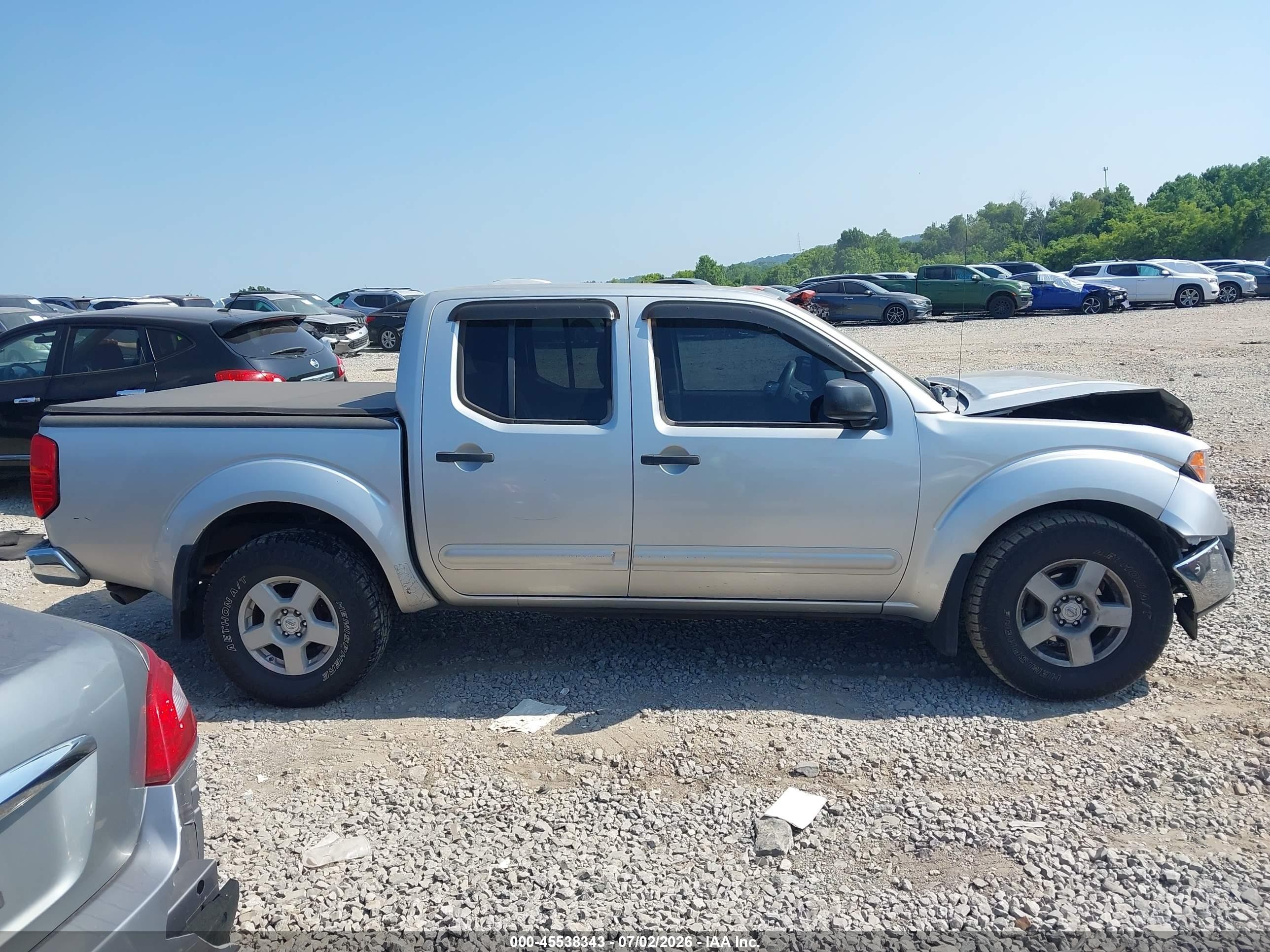2005 Nissan Frontier 2wd Se Серебряный vin: 1N6AD07U75C457019