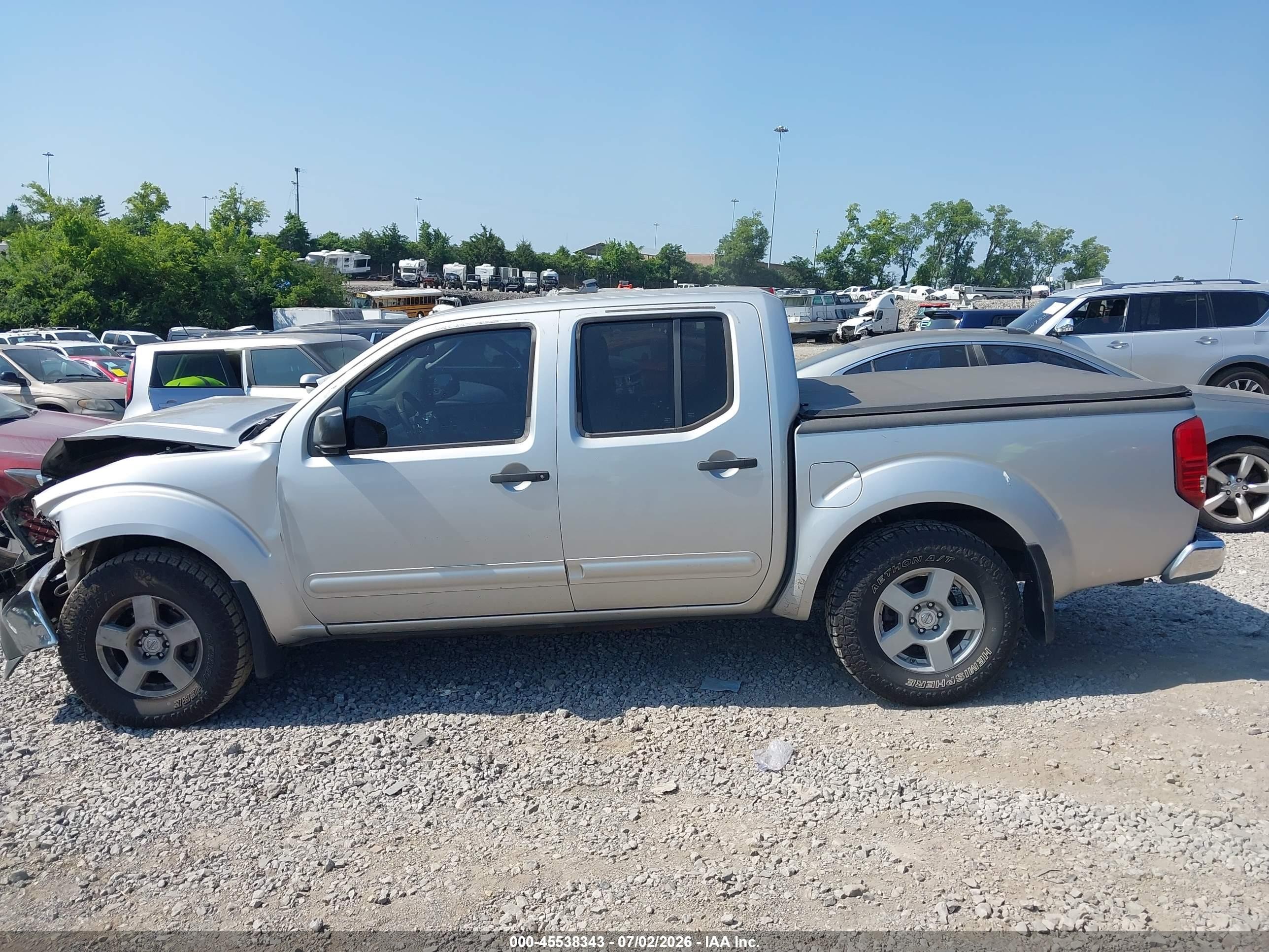 2005 Nissan Frontier 2wd Se Серебряный vin: 1N6AD07U75C457019