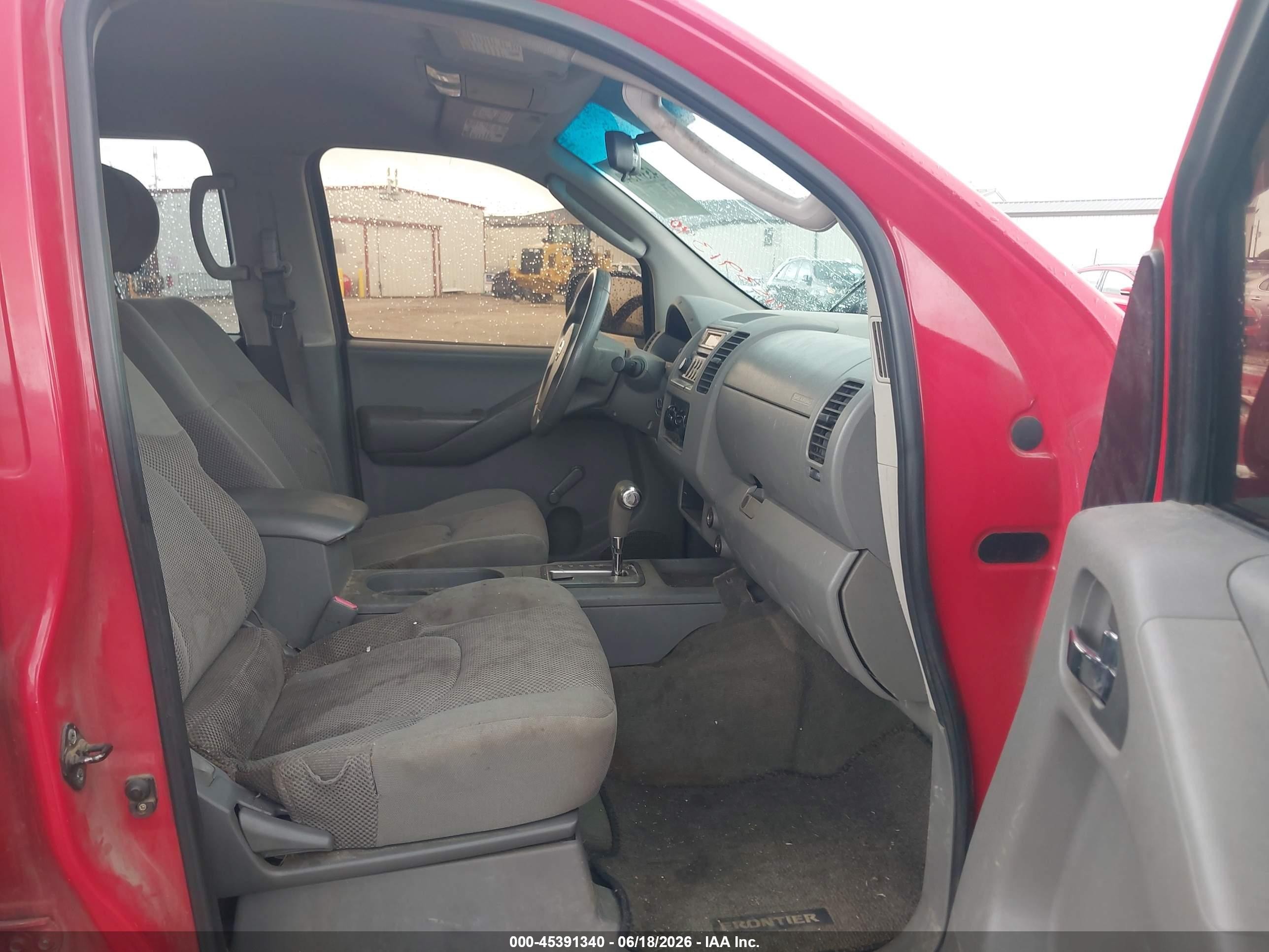2006 Nissan Frontier Se Red vin: 1N6AD07U76C404385