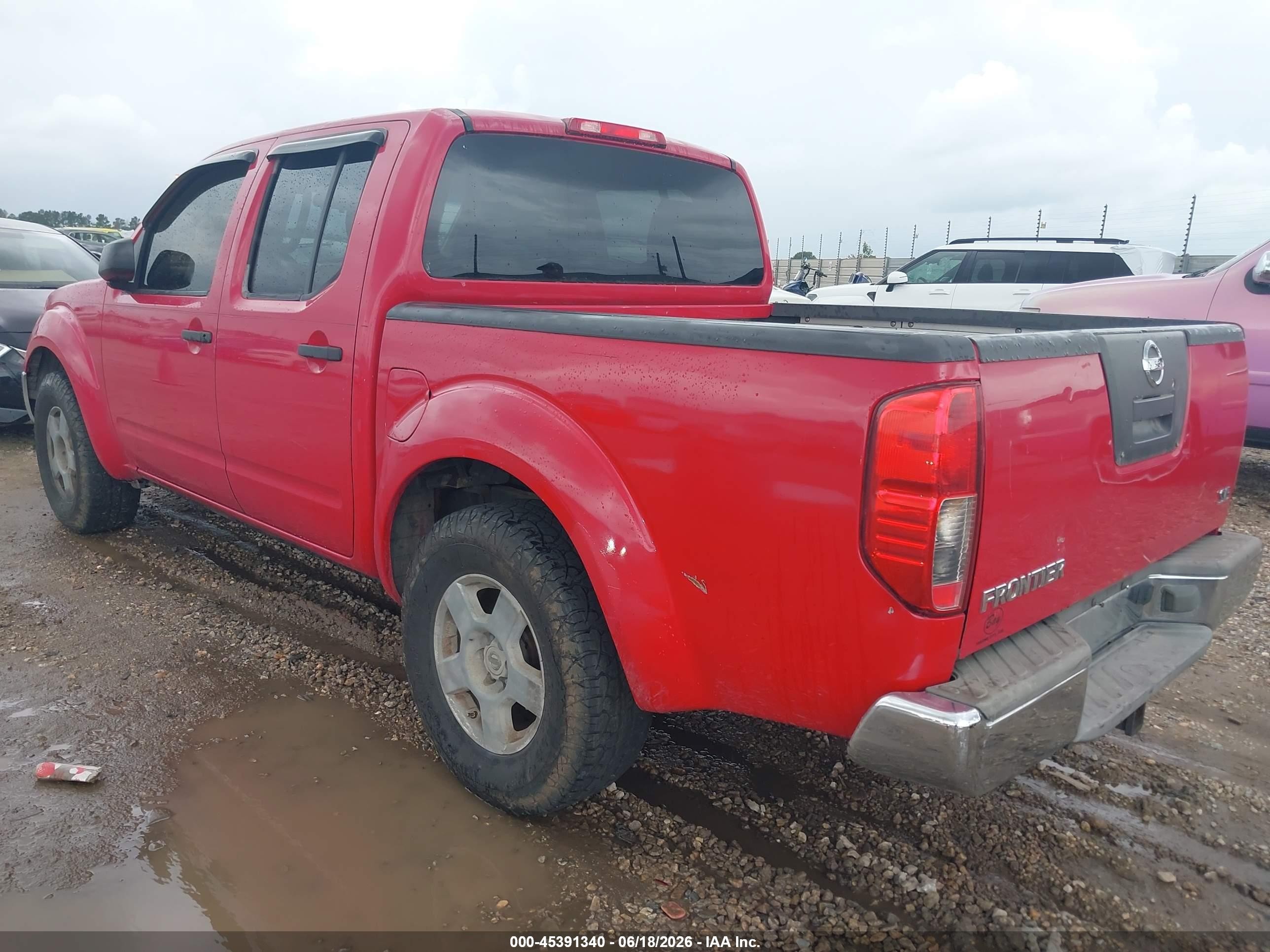 2006 Nissan Frontier Se Red vin: 1N6AD07U76C404385
