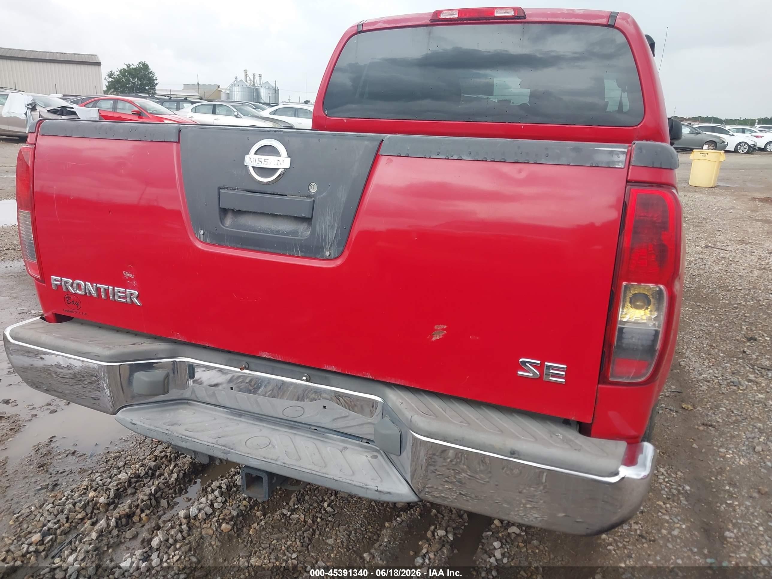 2006 Nissan Frontier Se Red vin: 1N6AD07U76C404385