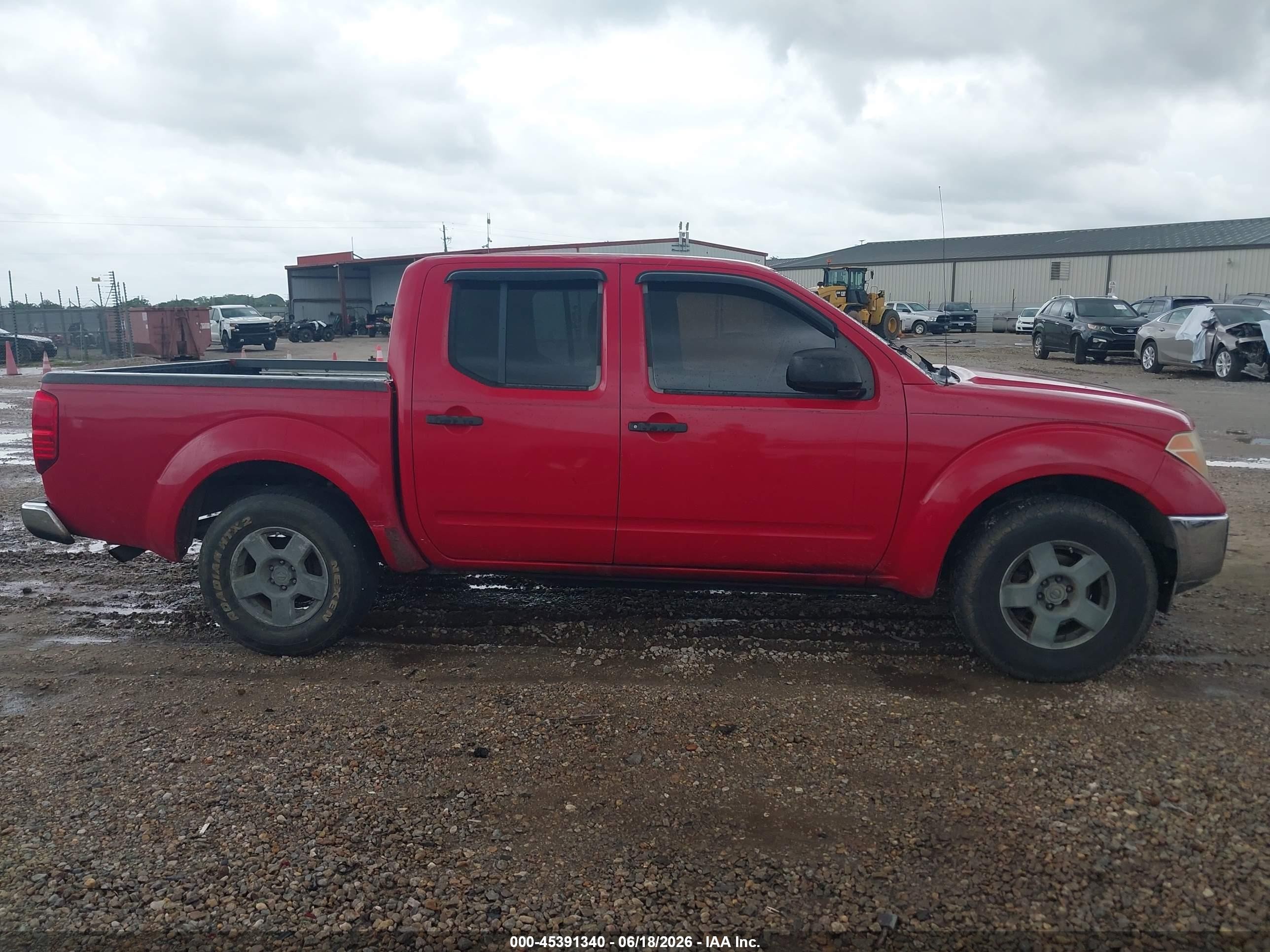 2006 Nissan Frontier Se Red vin: 1N6AD07U76C404385