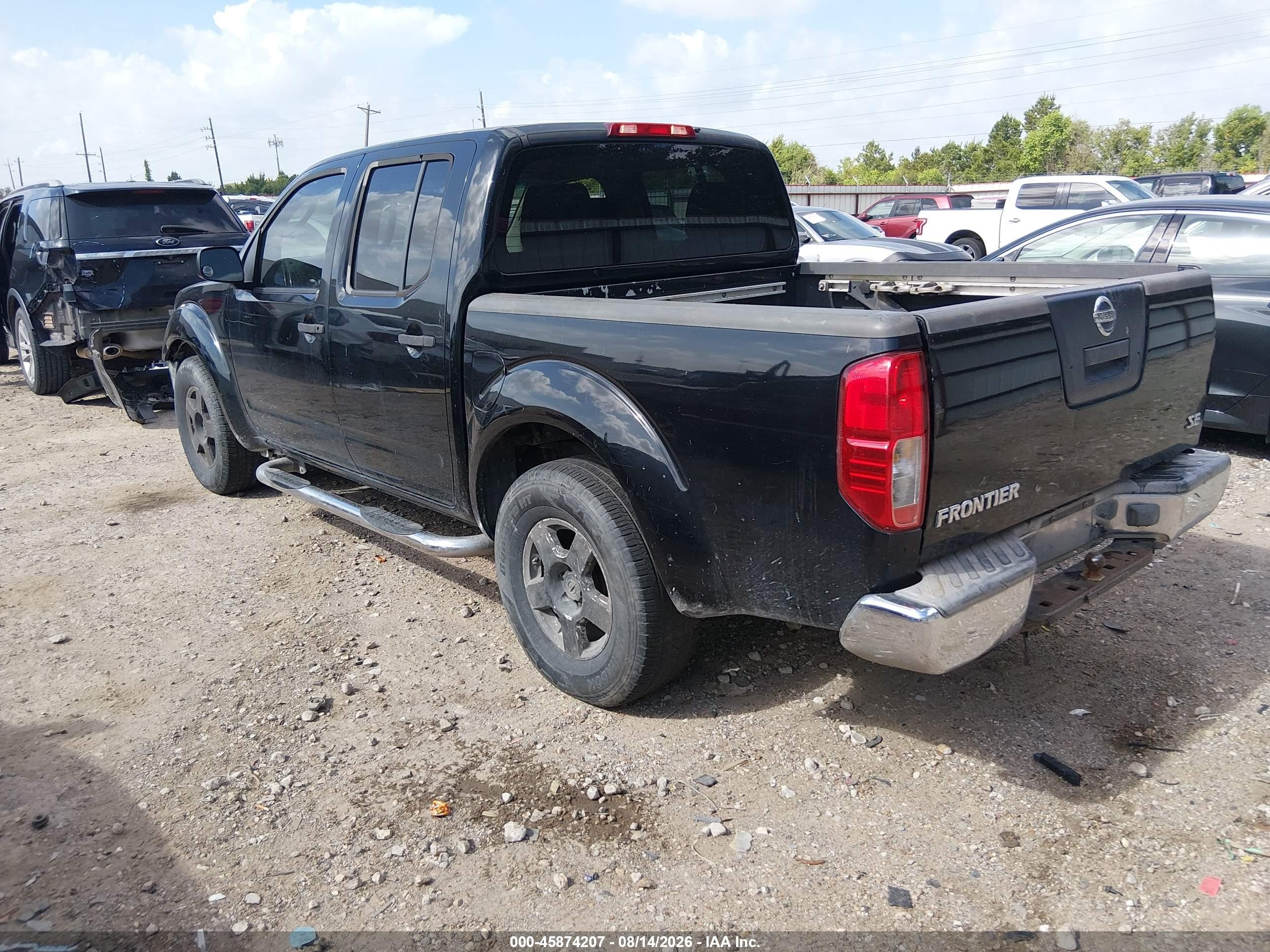 2006 Nissan Frontier Se Black vin: 1N6AD07U76C443641