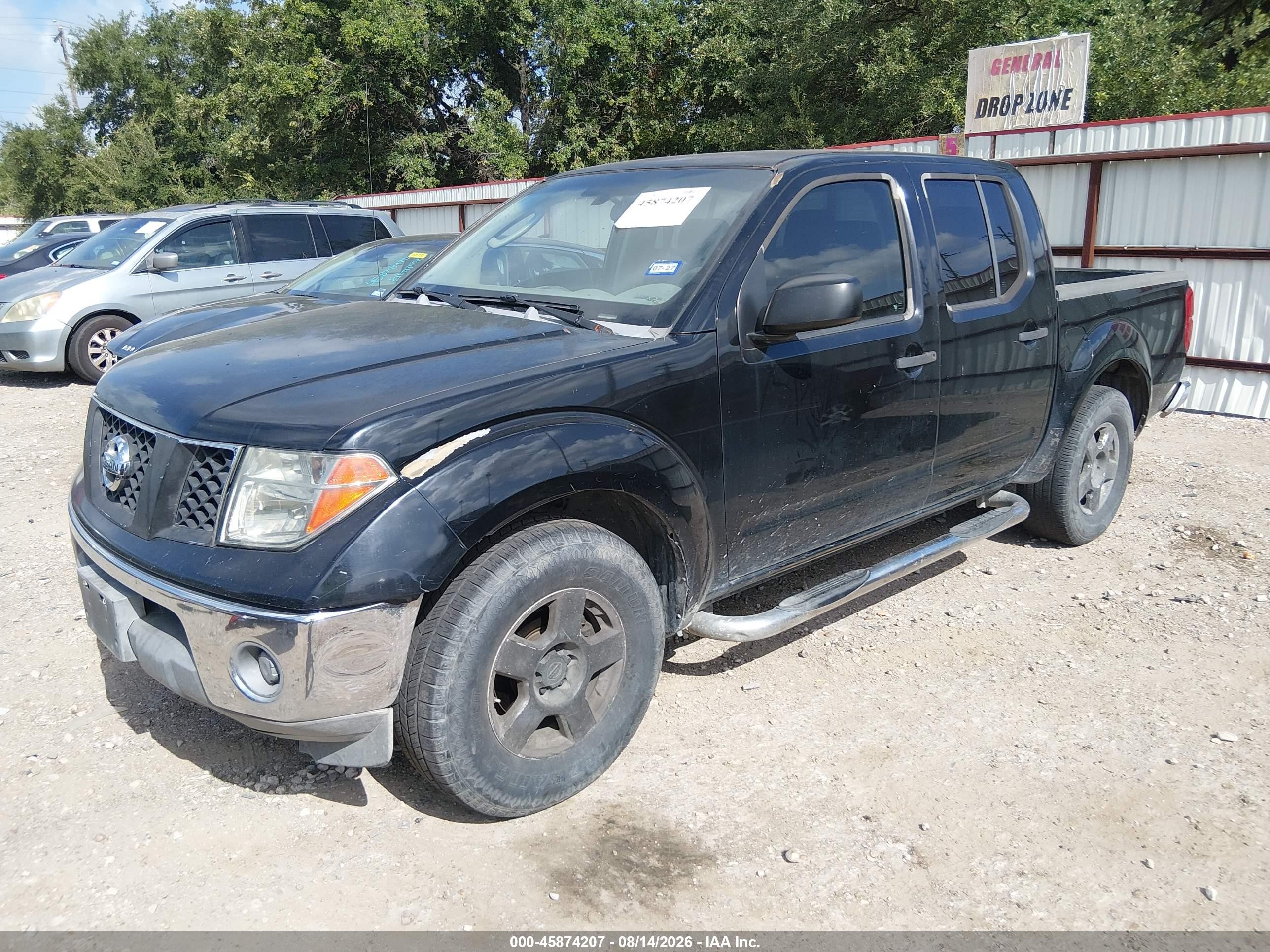 2006 Nissan Frontier Se Black vin: 1N6AD07U76C443641