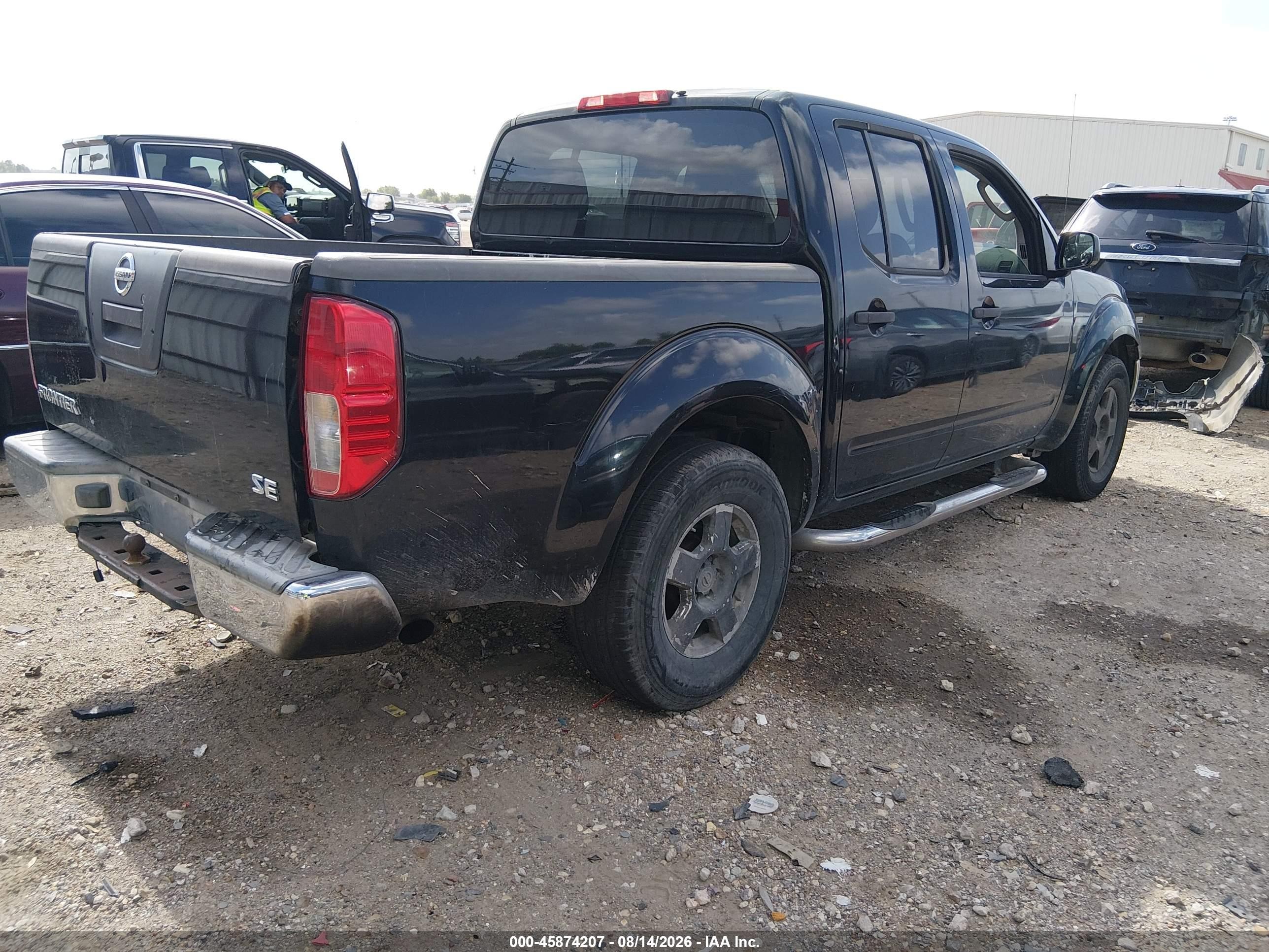 2006 Nissan Frontier Se Black vin: 1N6AD07U76C443641