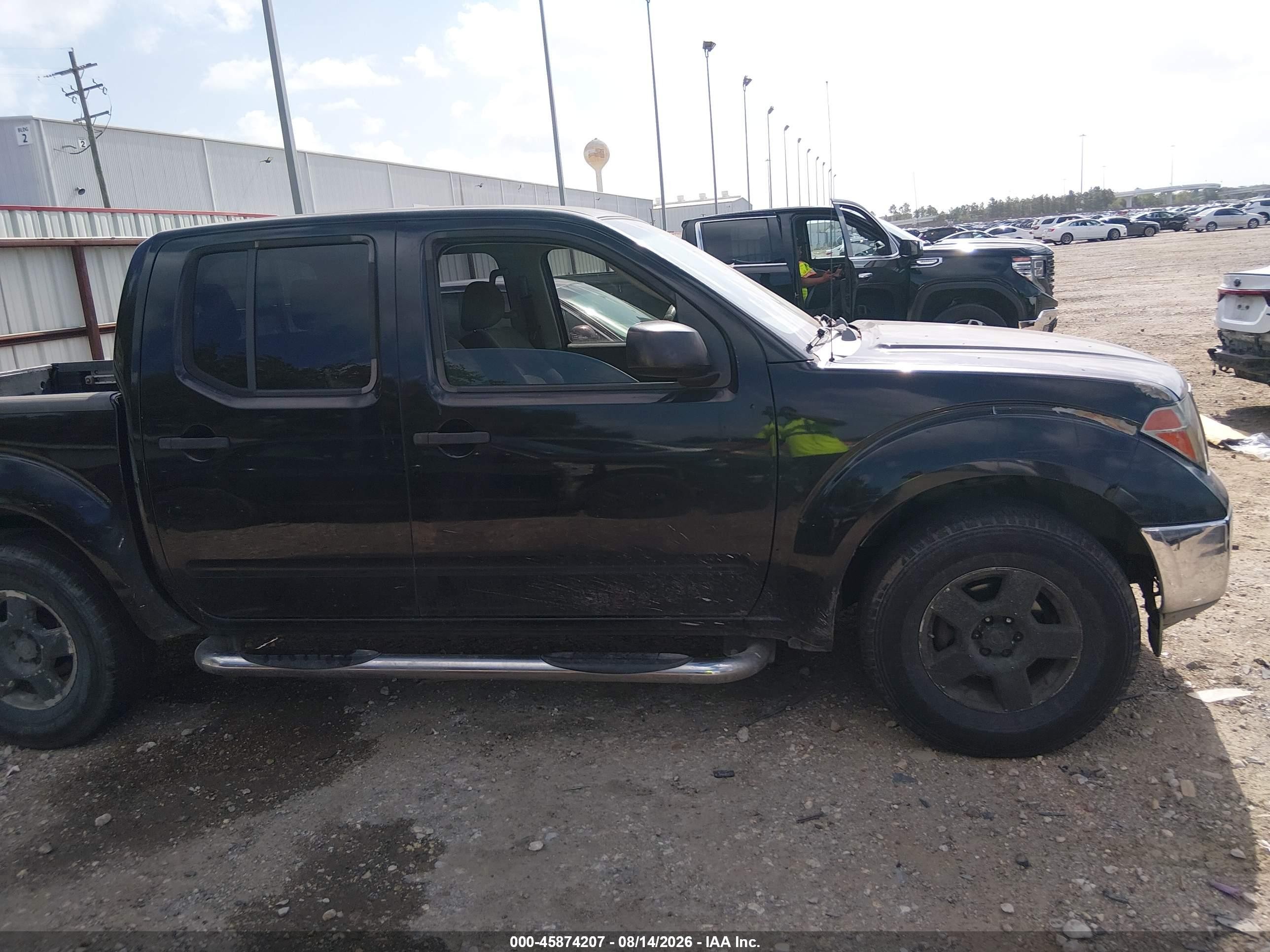2006 Nissan Frontier Se Black vin: 1N6AD07U76C443641