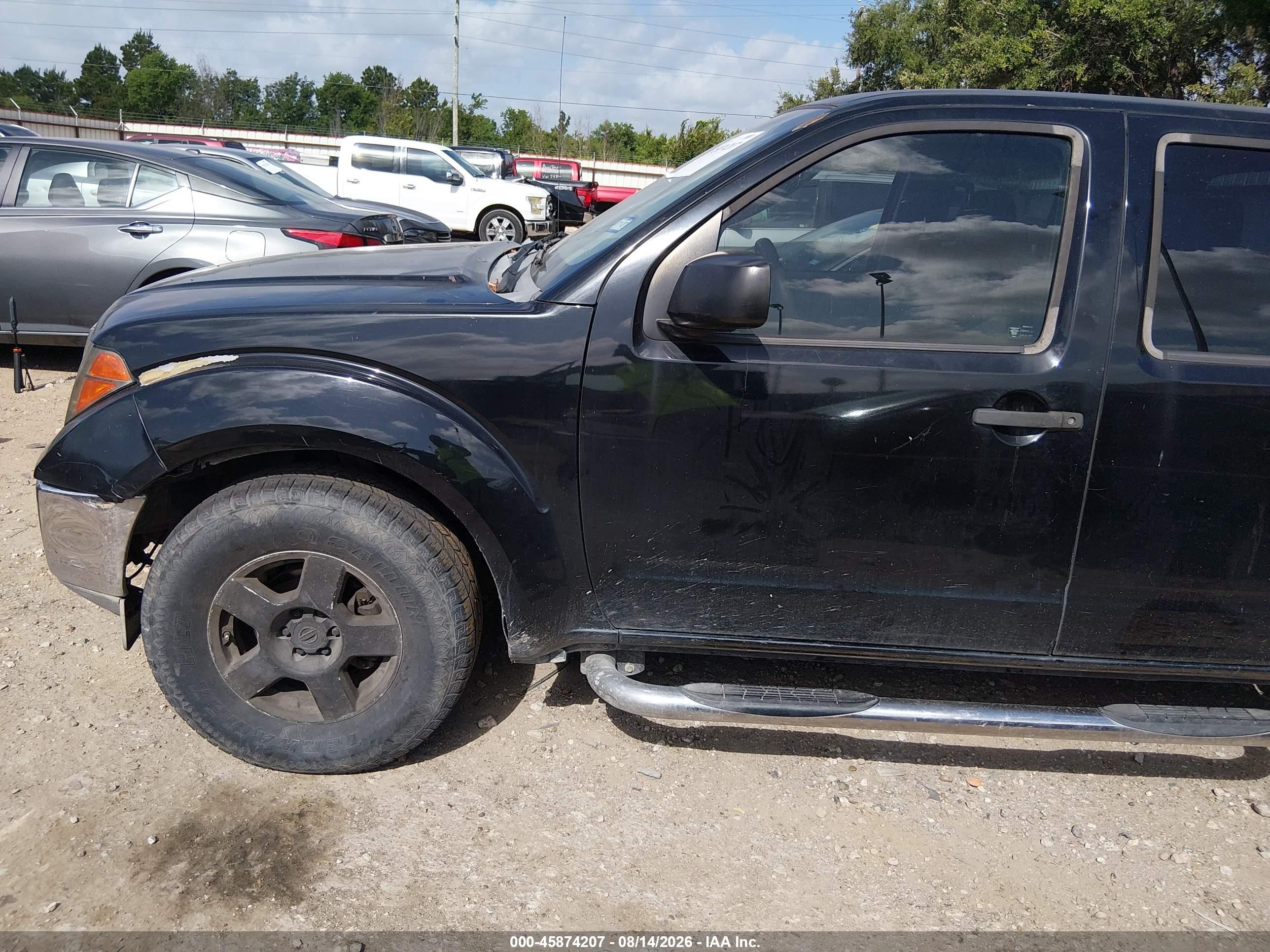 2006 Nissan Frontier Se Black vin: 1N6AD07U76C443641
