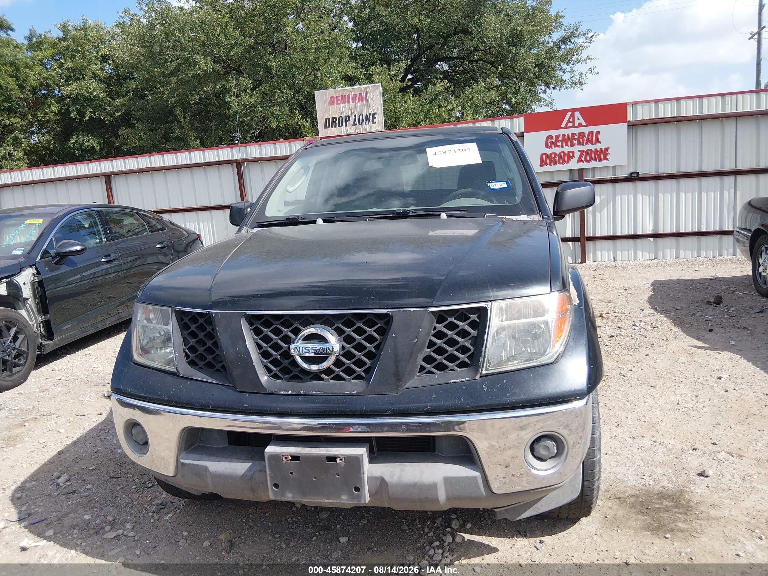 2006 Nissan Frontier Se Black vin: 1N6AD07U76C443641
