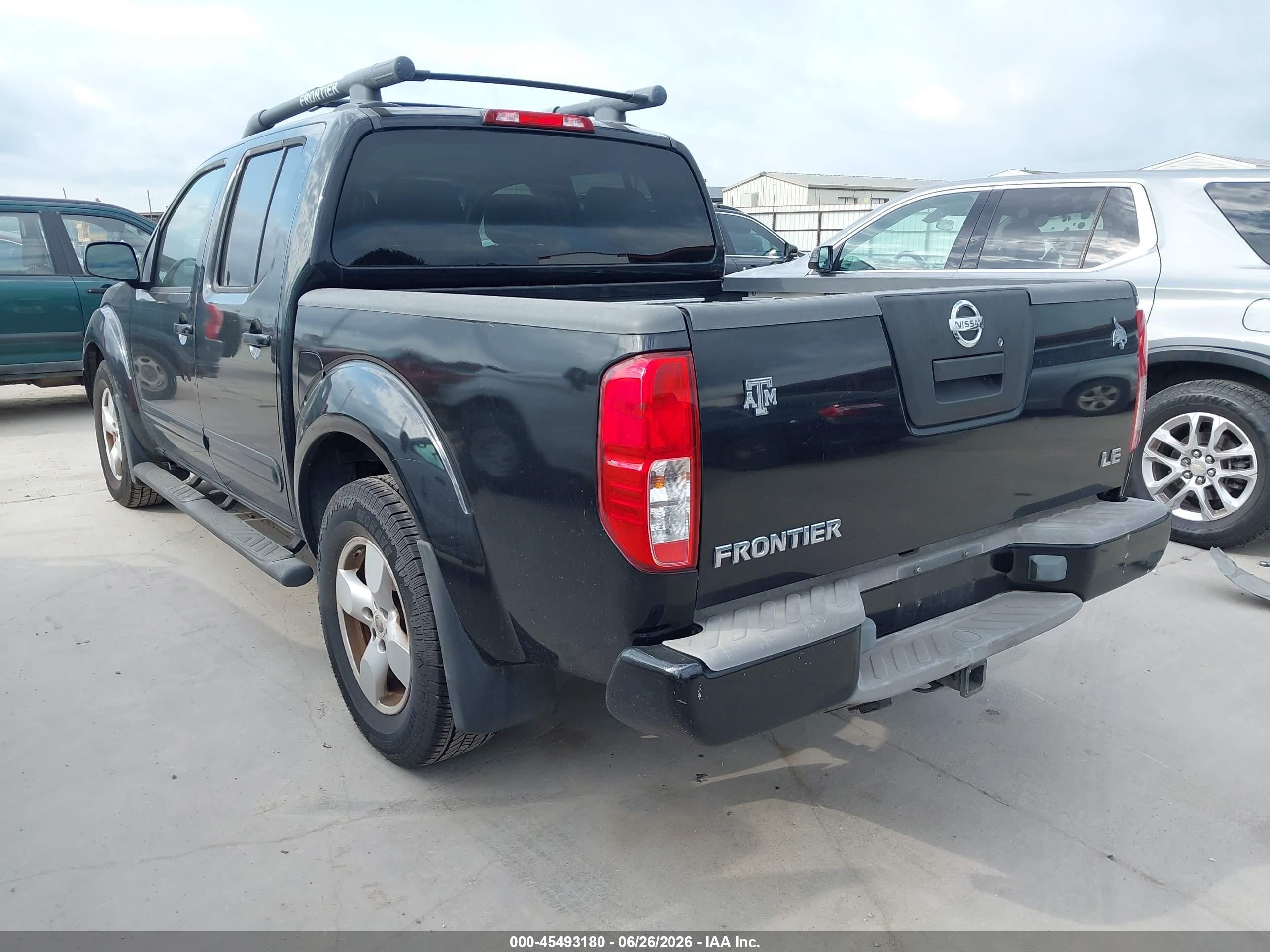 2006 Nissan Frontier Le Black vin: 1N6AD07U76C454719