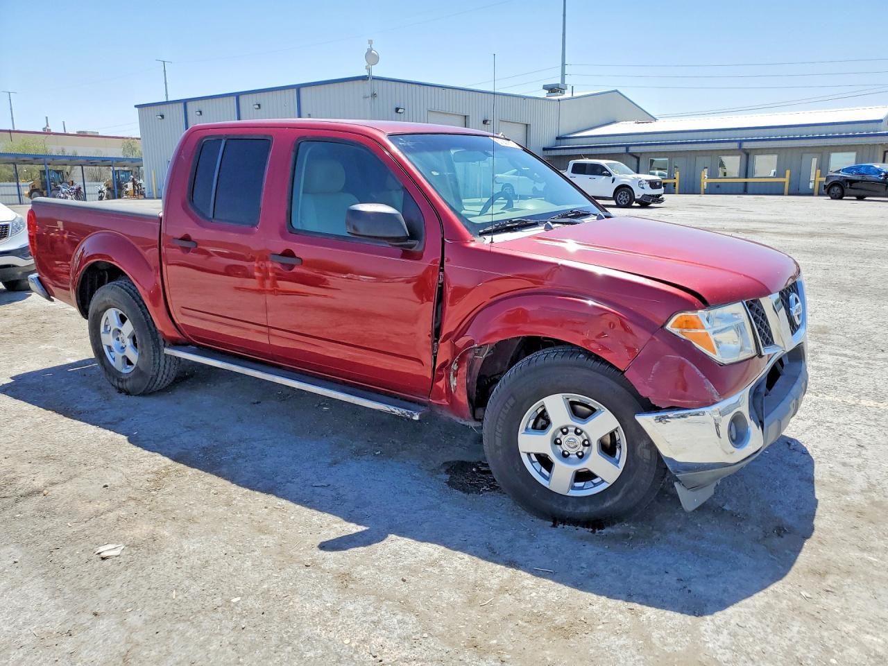 2006 Nissan Frontier Se Red vin: 1N6AD07U76C457765