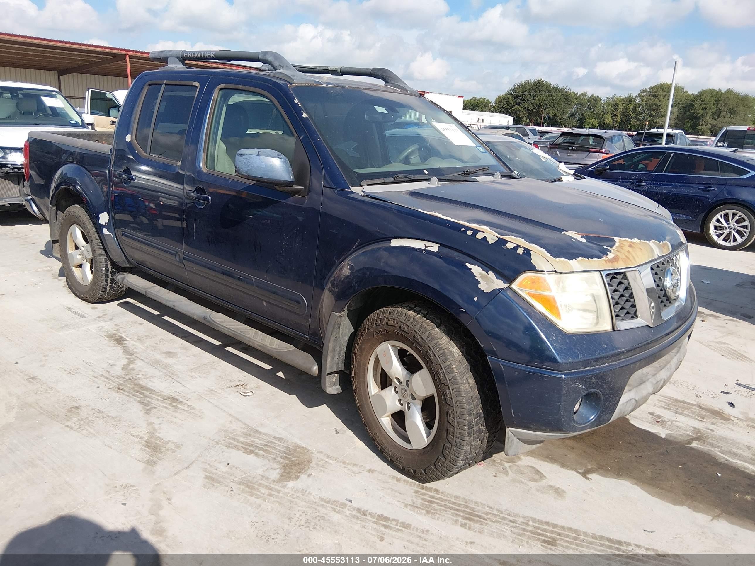 2006 Nissan Frontier Le Blue vin: 1N6AD07U76C468376