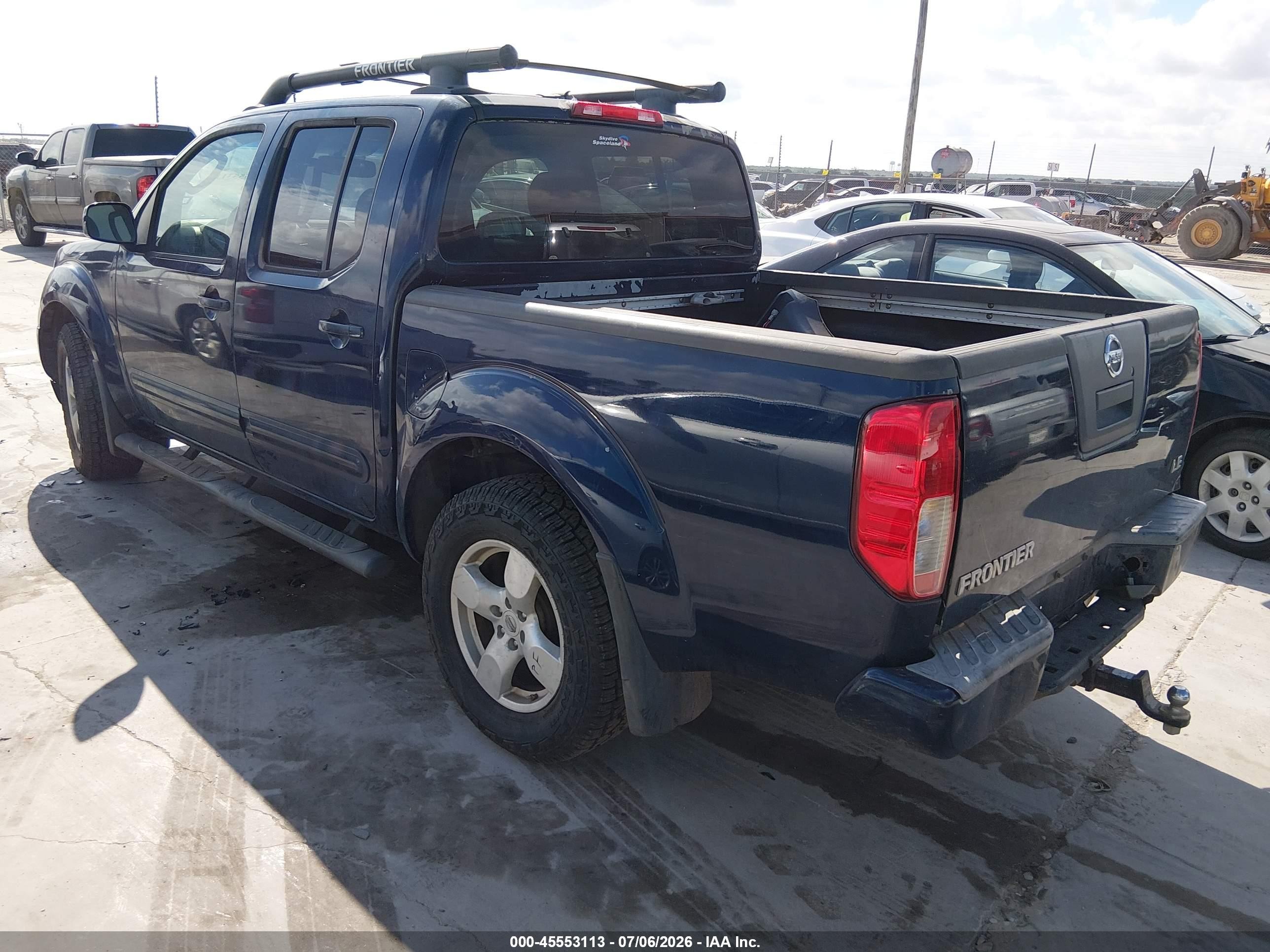 2006 Nissan Frontier Le Blue vin: 1N6AD07U76C468376