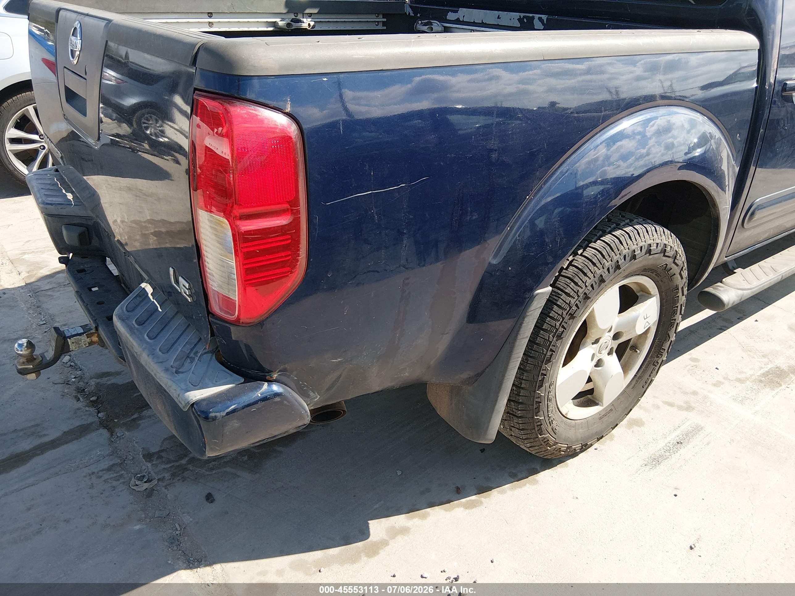 2006 Nissan Frontier Le Blue vin: 1N6AD07U76C468376