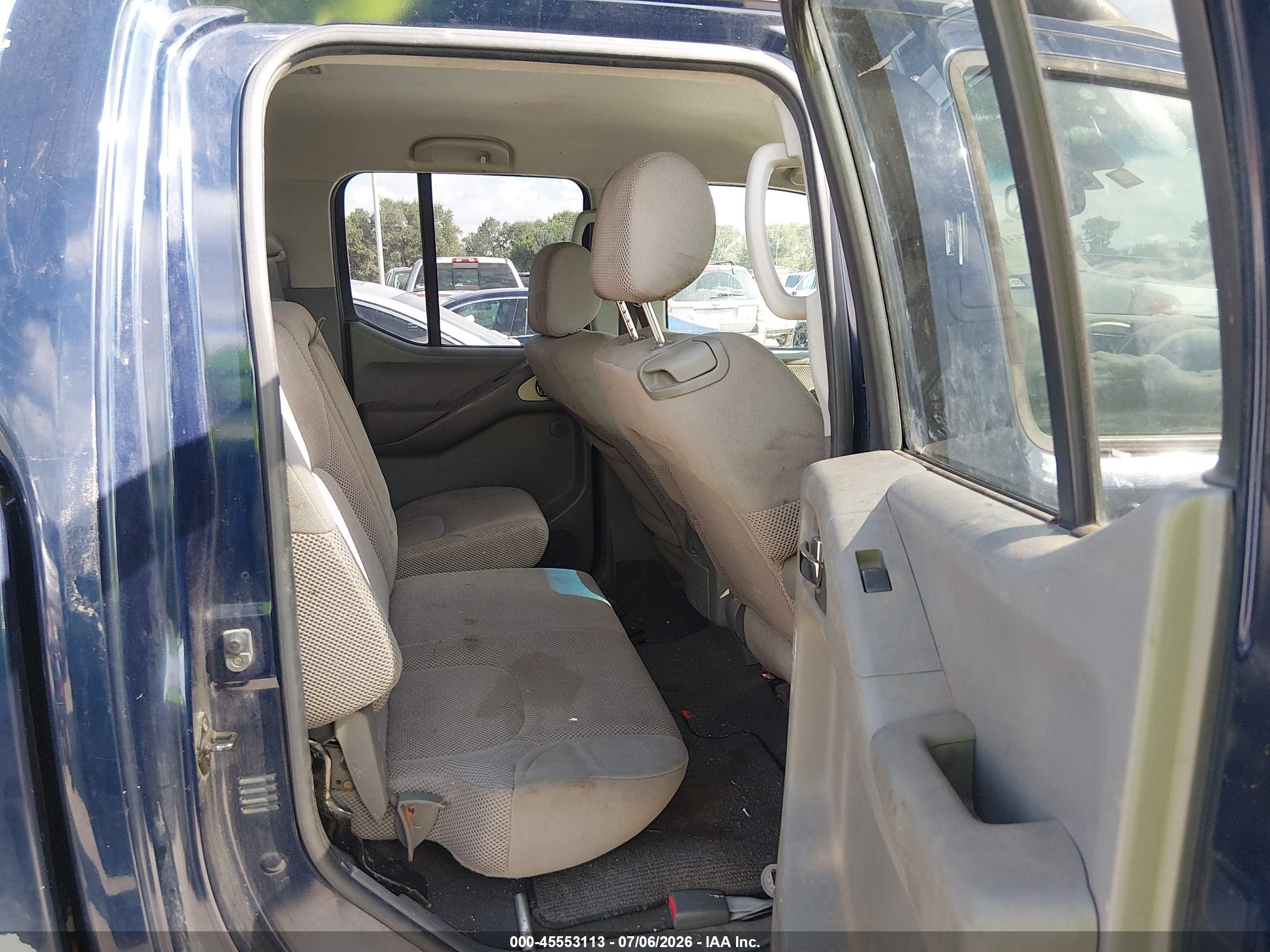 2006 Nissan Frontier Le Blue vin: 1N6AD07U76C468376
