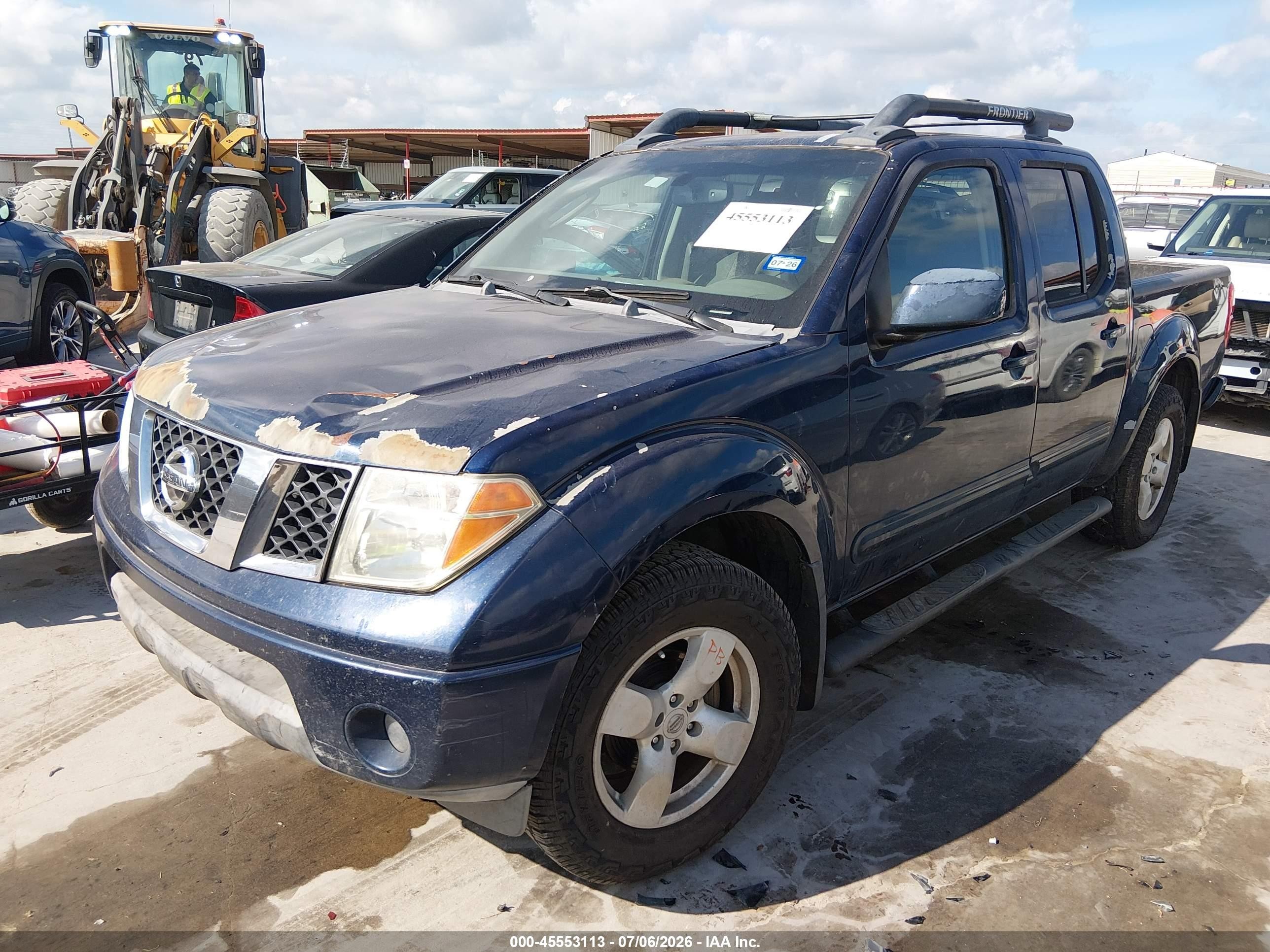 2006 Nissan Frontier Le Blue vin: 1N6AD07U76C468376
