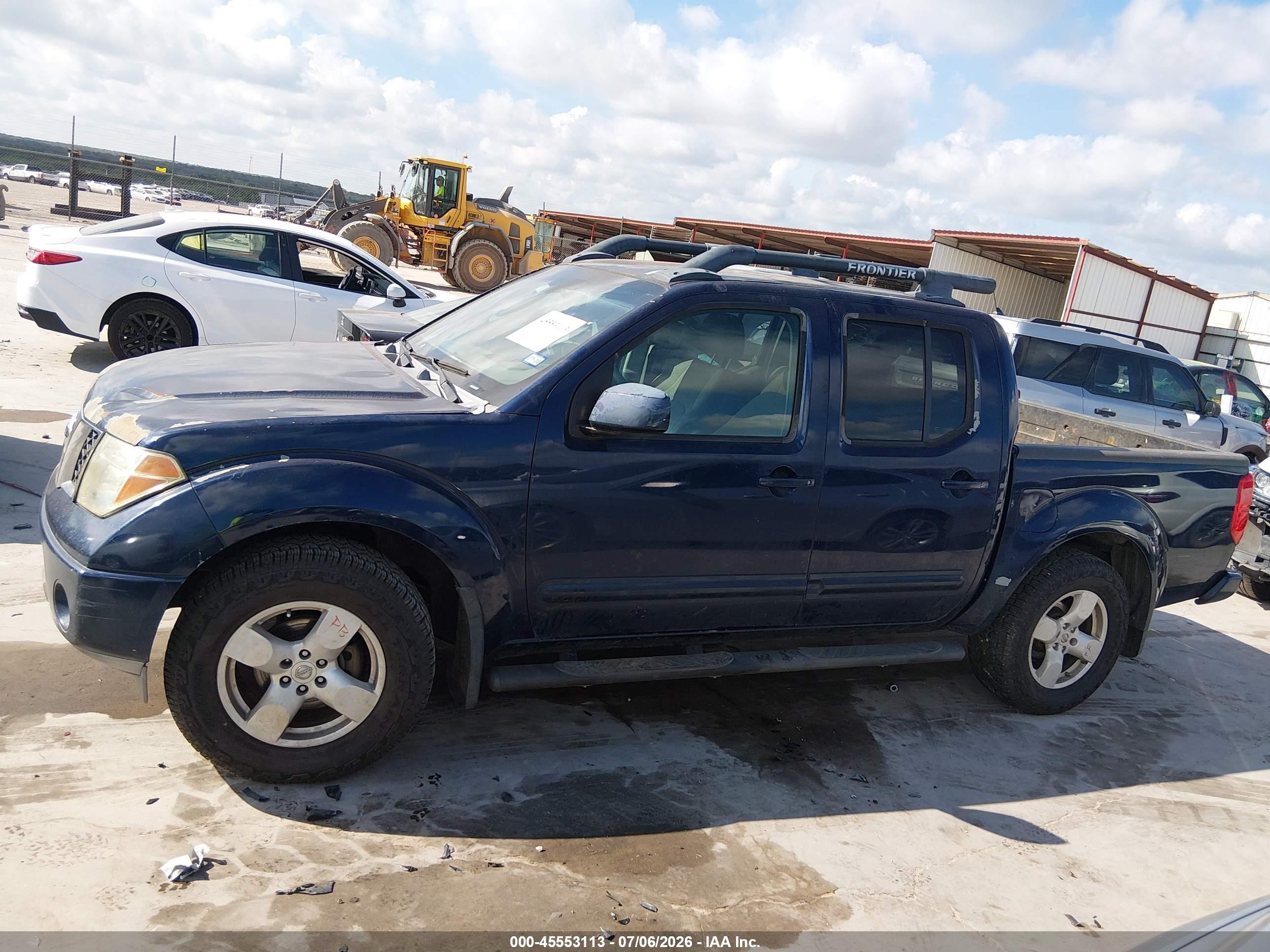 2006 Nissan Frontier Le Blue vin: 1N6AD07U76C468376