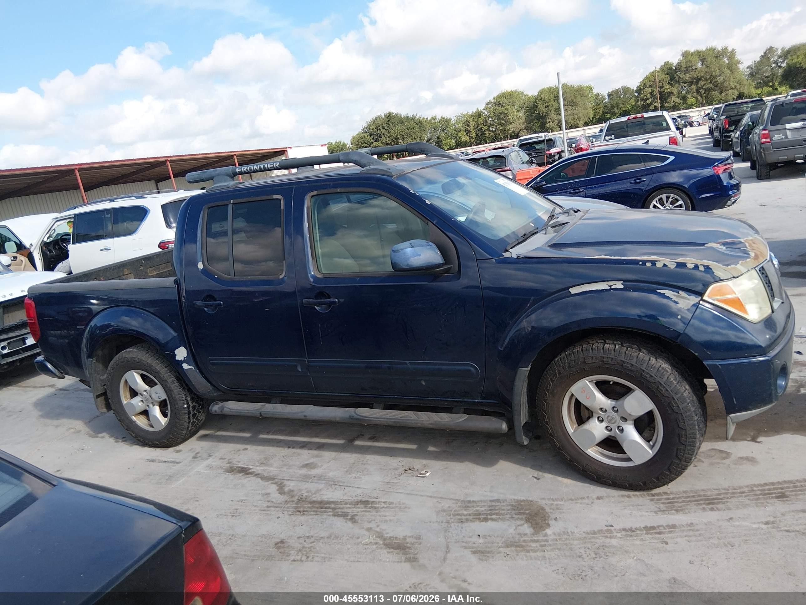 2006 Nissan Frontier Le Blue vin: 1N6AD07U76C468376