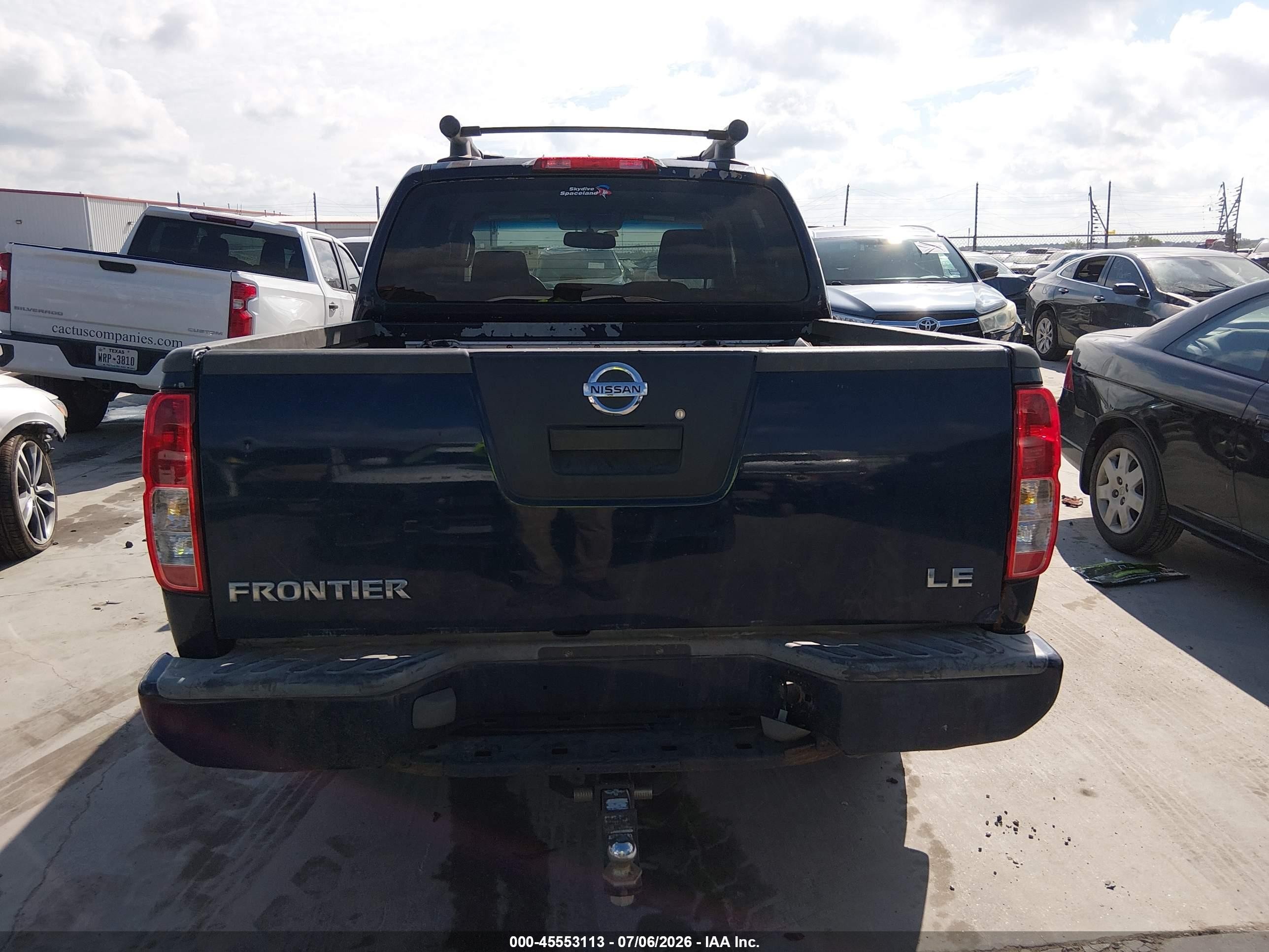 2006 Nissan Frontier Le Blue vin: 1N6AD07U76C468376