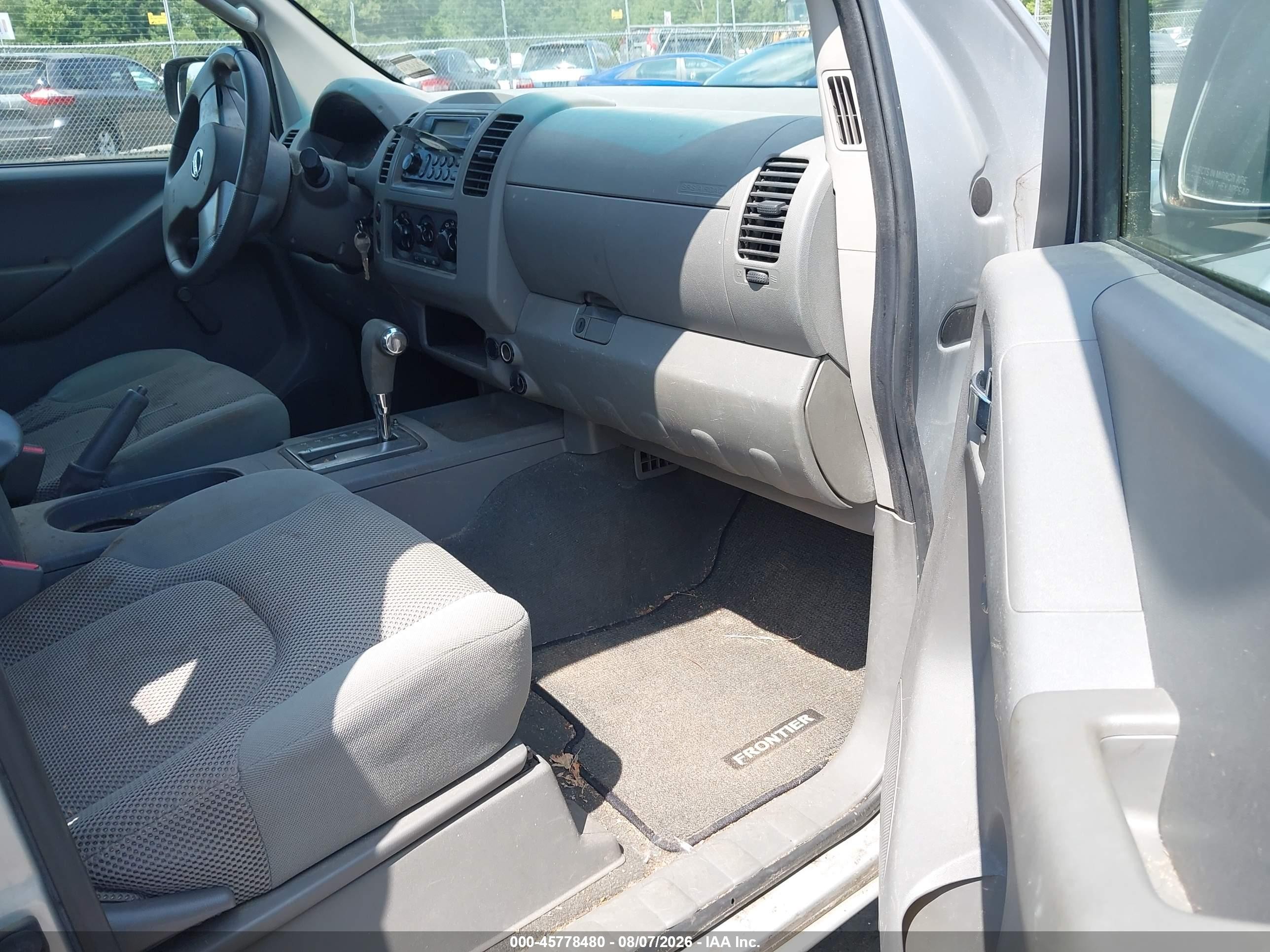 2007 Nissan Frontier Se Серебряный vin: 1N6AD07U77C423682