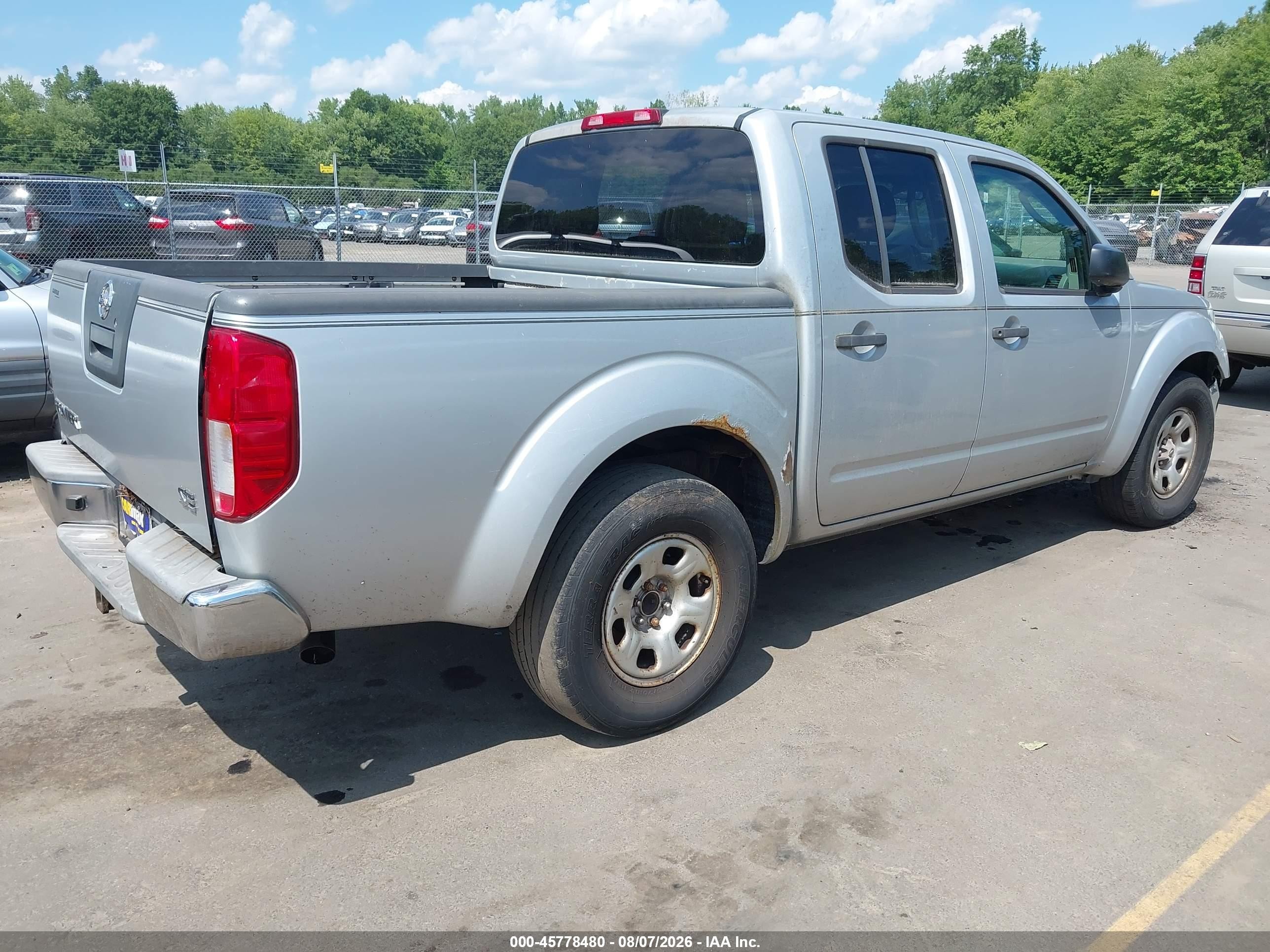 2007 Nissan Frontier Se Серебряный vin: 1N6AD07U77C423682