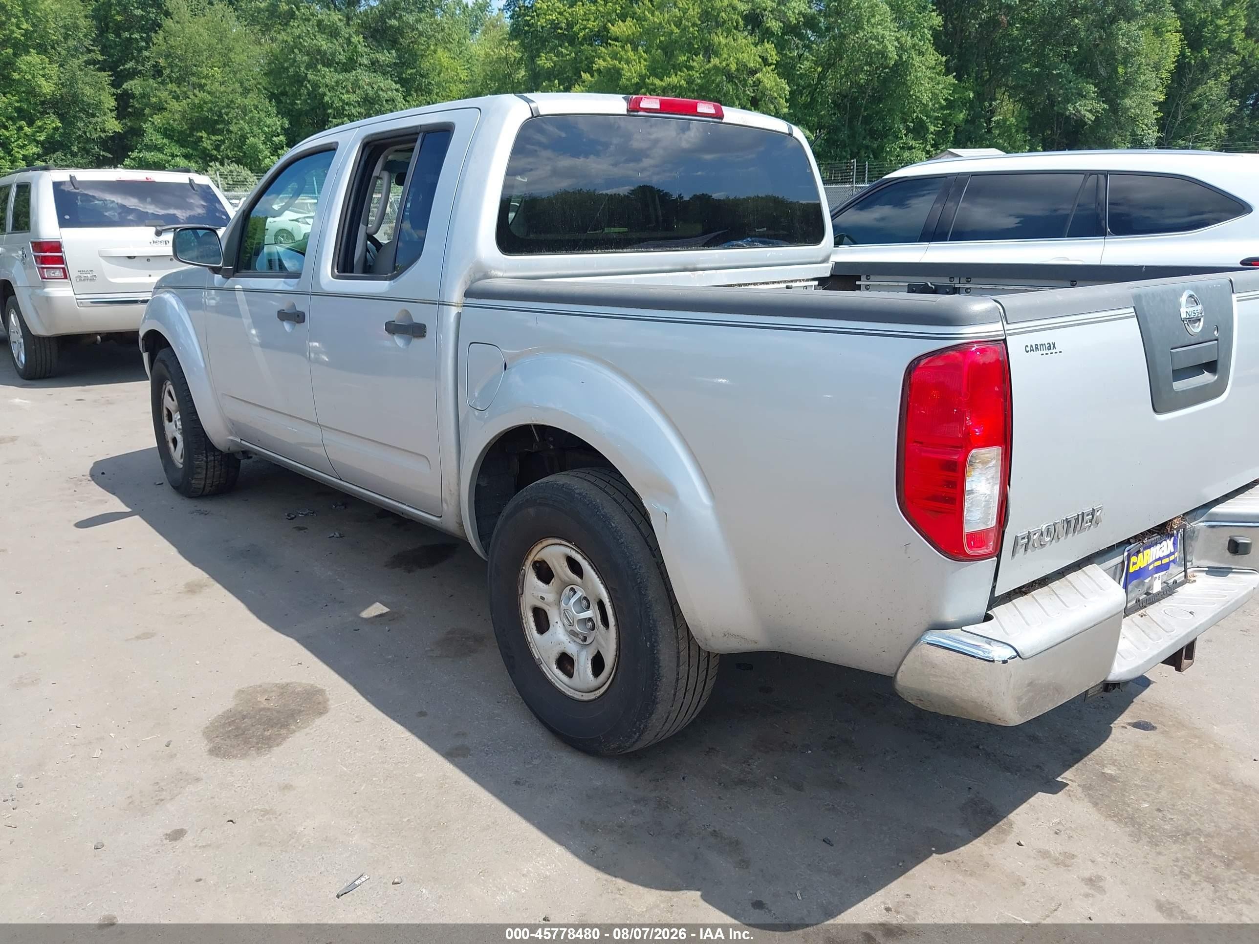 2007 Nissan Frontier Se Серебряный vin: 1N6AD07U77C423682
