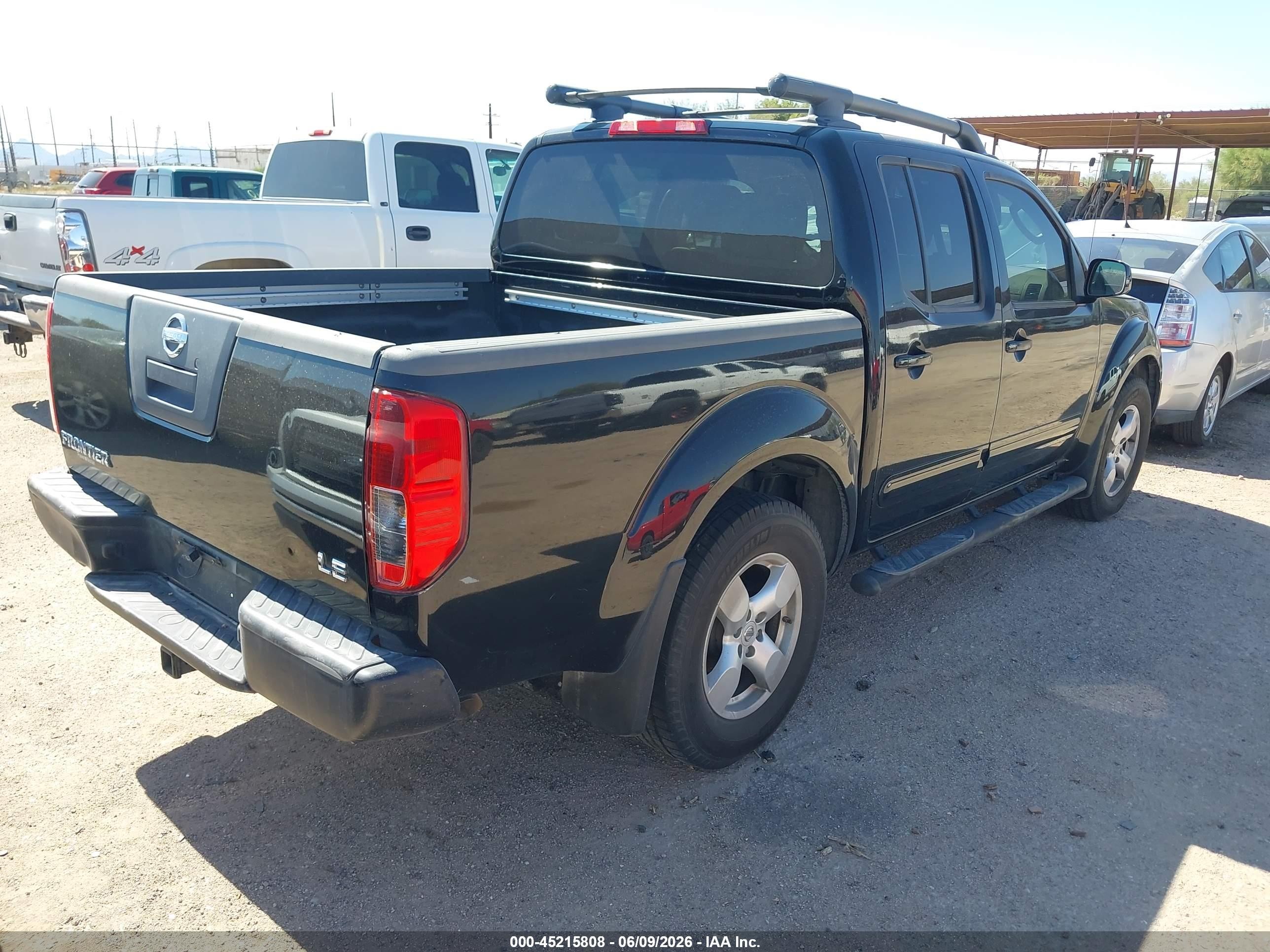 2008 Nissan Frontier Le Black vin: 1N6AD07U78C424980
